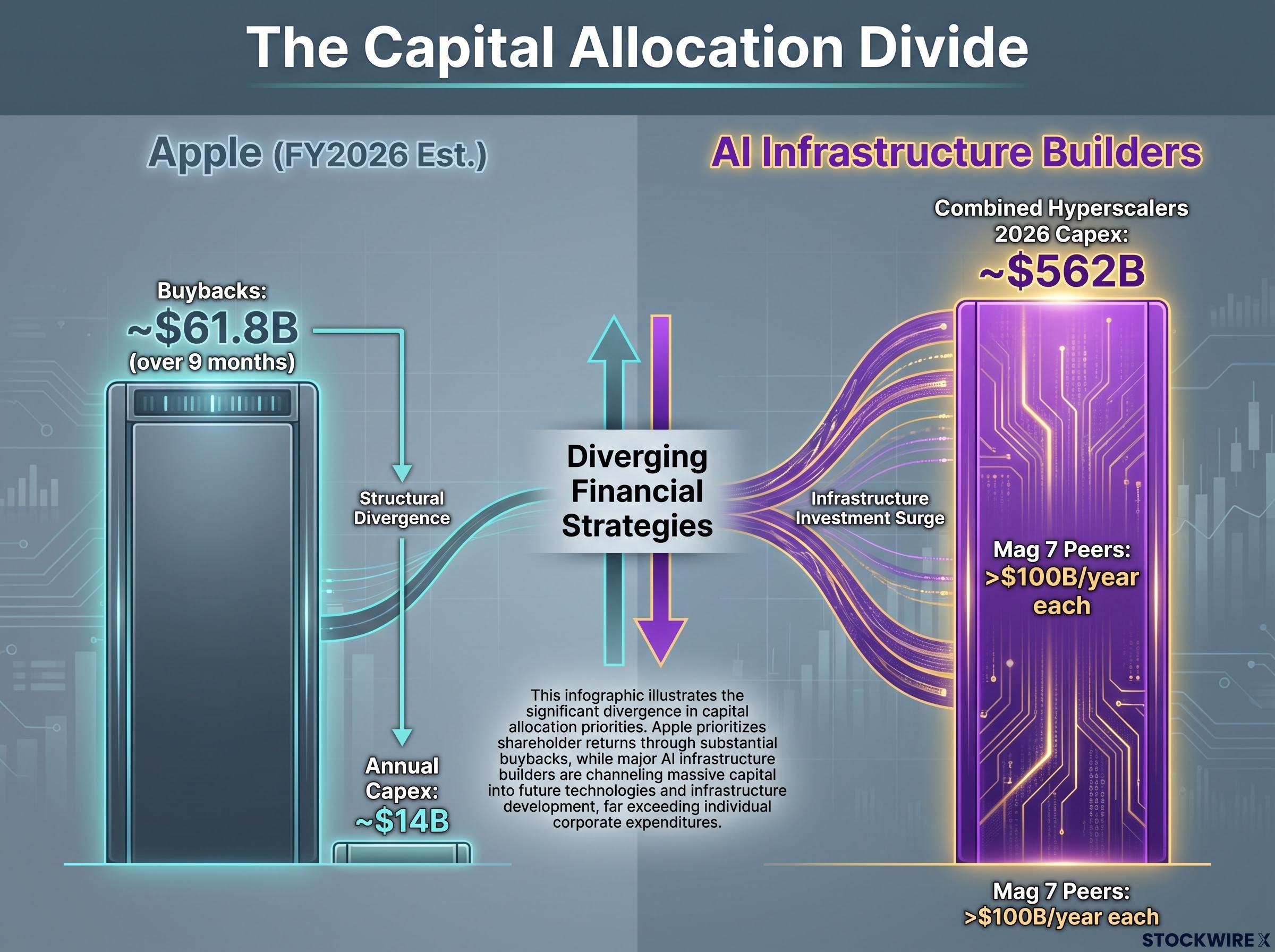 The Capital Allocation Divide: Apple vs Hyperscalers