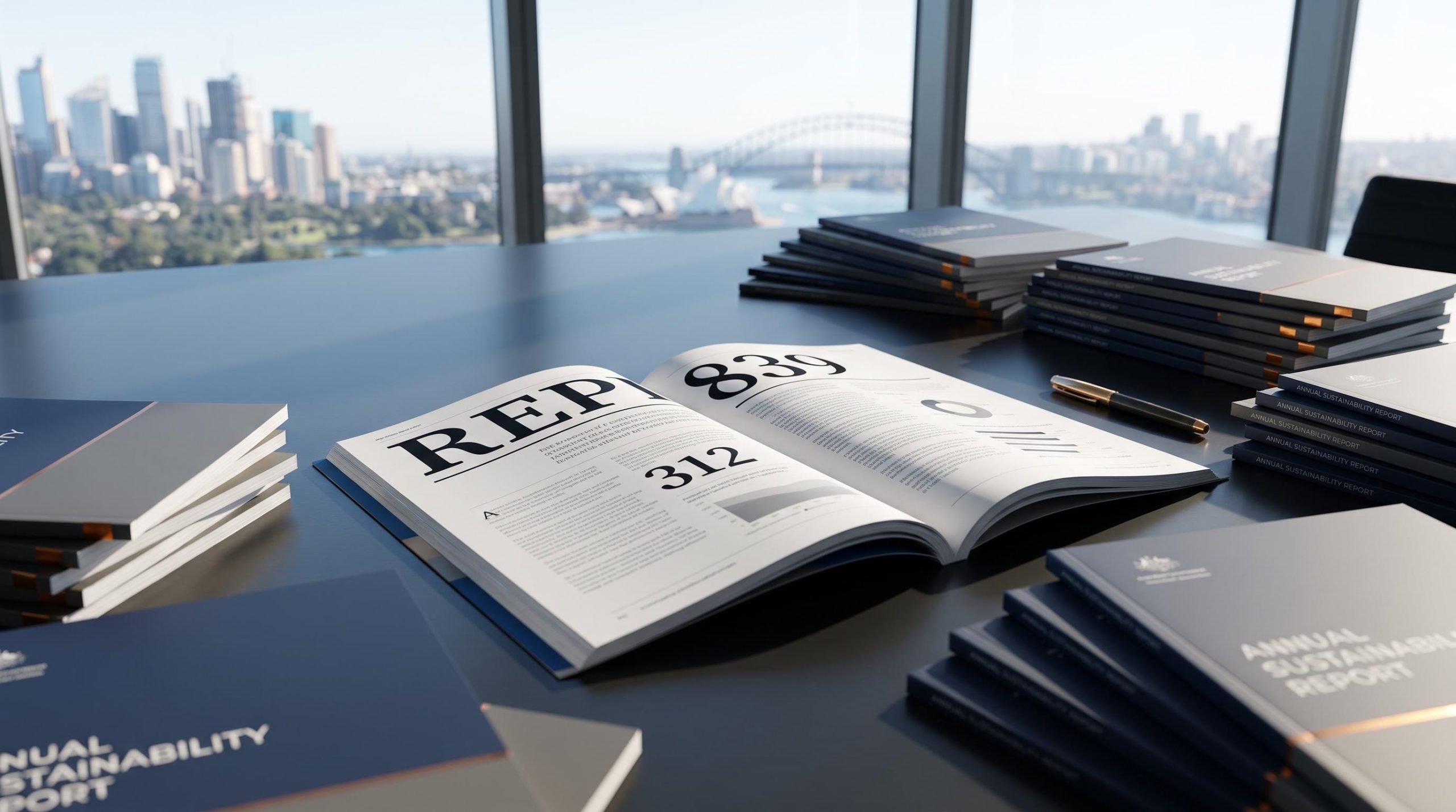 ASIC REP 839 sustainability report open on regulatory desk — Australia mandatory climate disclosure rules