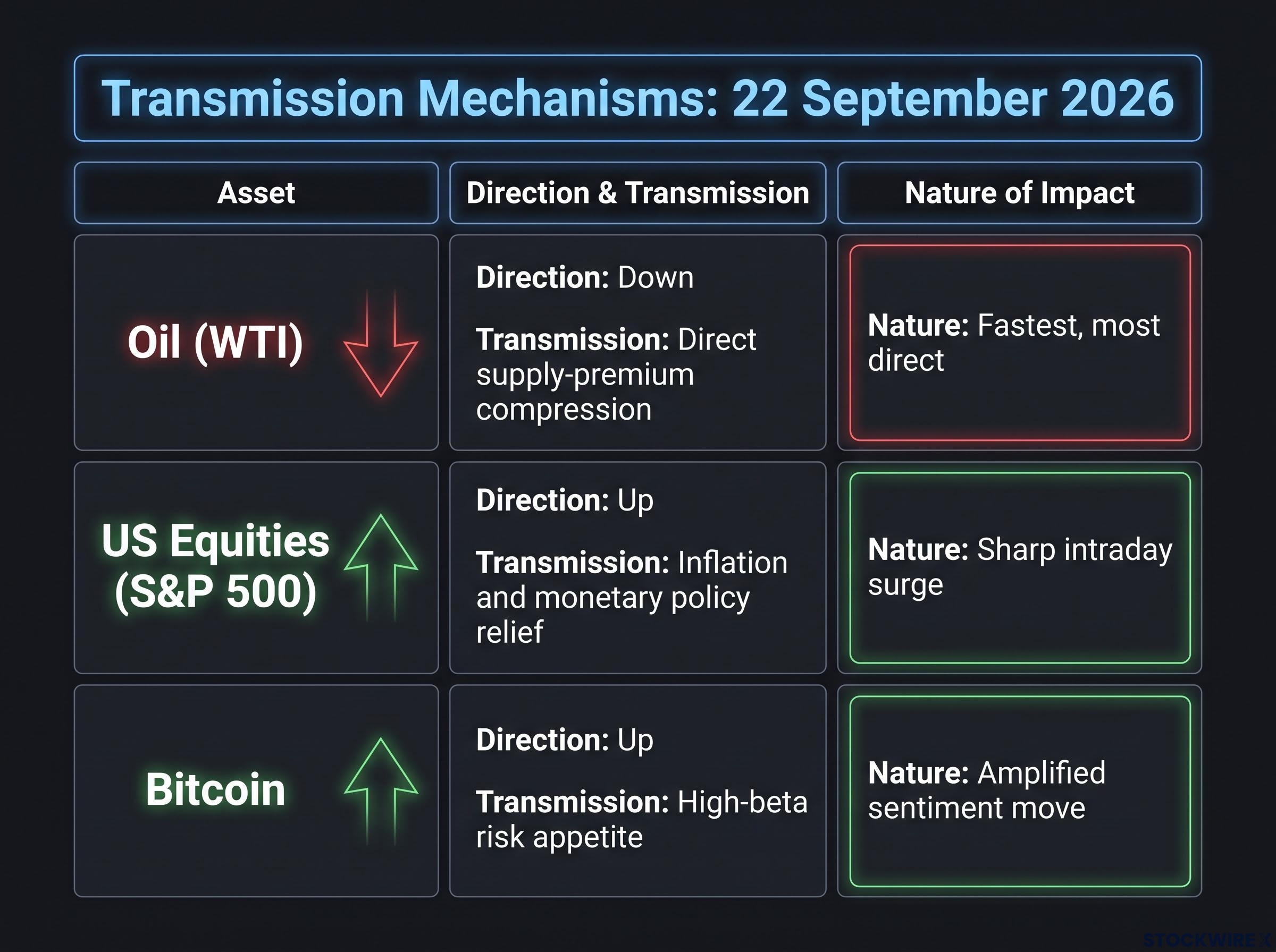 The Multi-Asset Transmission Matrix