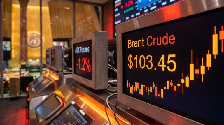 Brent crude surges to $103 as Iran's UN address triggers ASX oil price impact with 1.2% futures drop