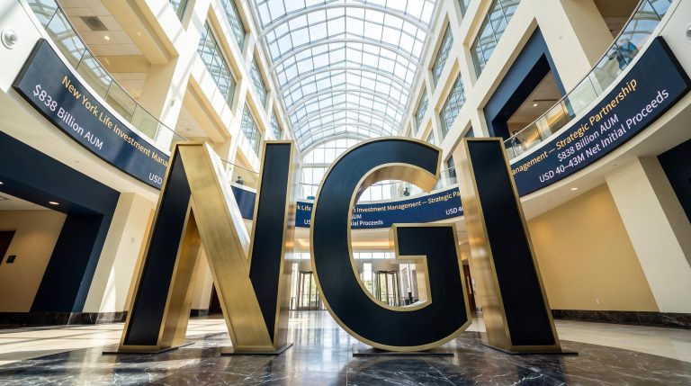 atrium with giant letters