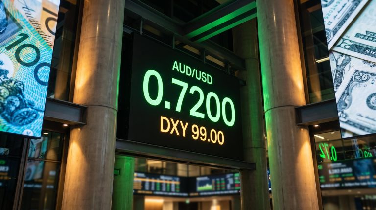 AUD/USD rate clears 0.7200 as DXY retreats to 99.00 amid Fed and Bank of Japan pressure