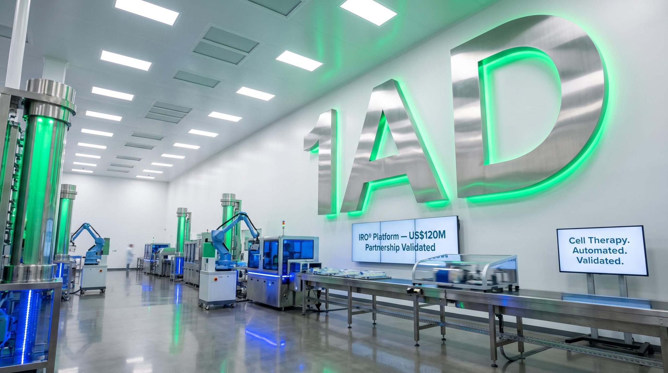 Modern lab with robots