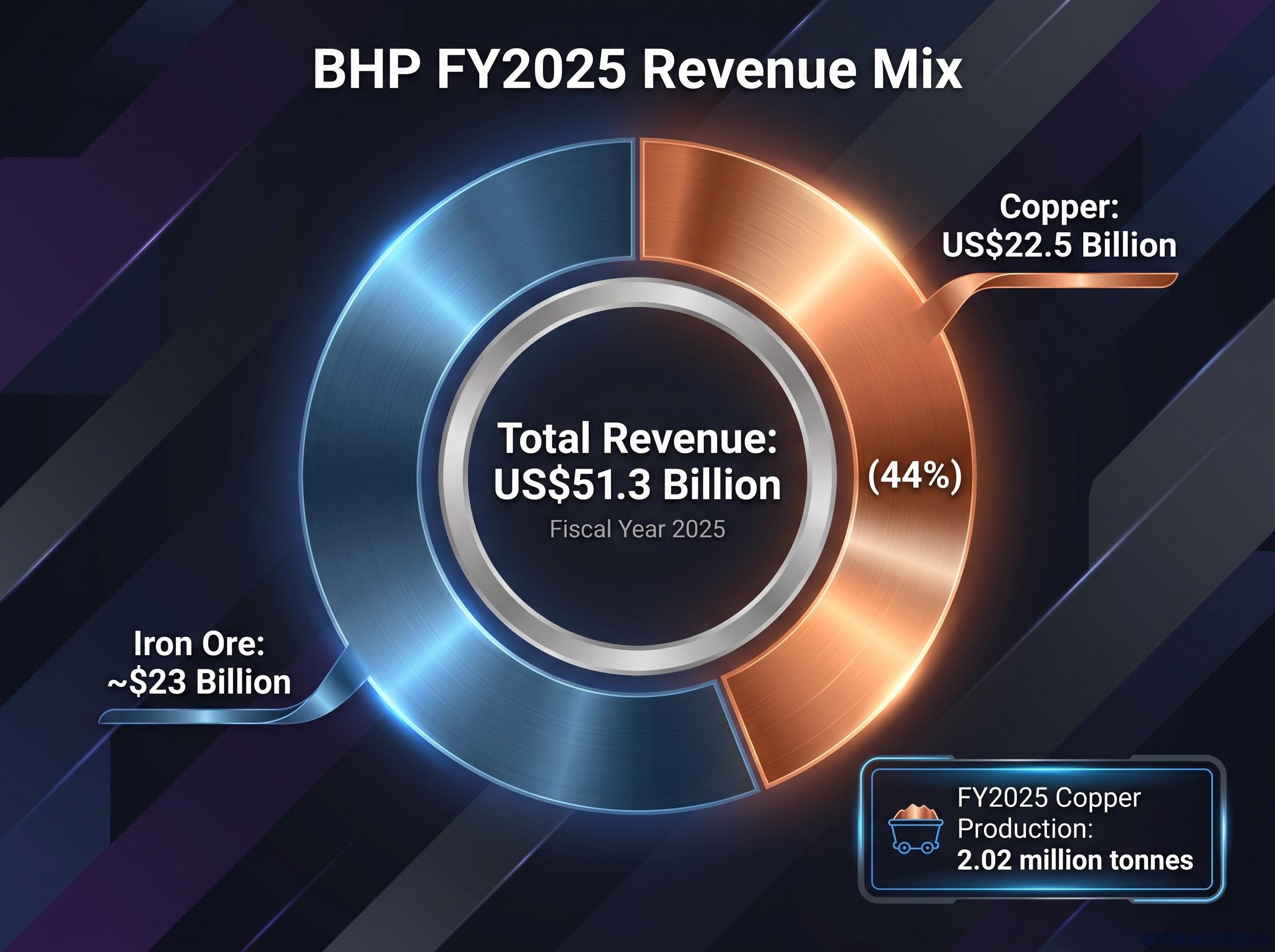 BHP's FY2025 Copper Revenue Exposure