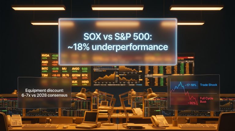 BofA chip stock analysis: SOX 18% underperformance vs S