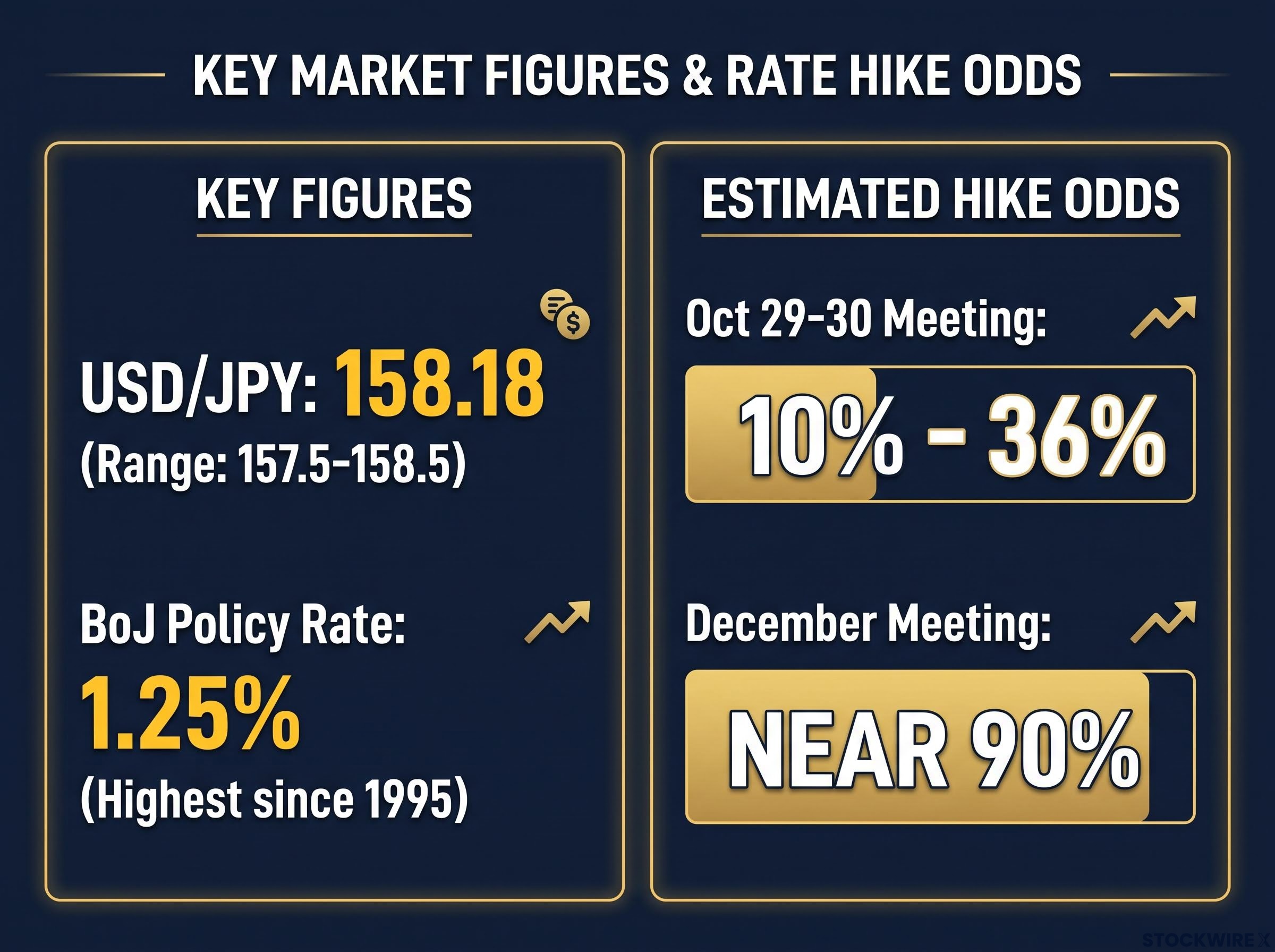 BoJ Rate Hike Probabilities & Key Figures Dashboard