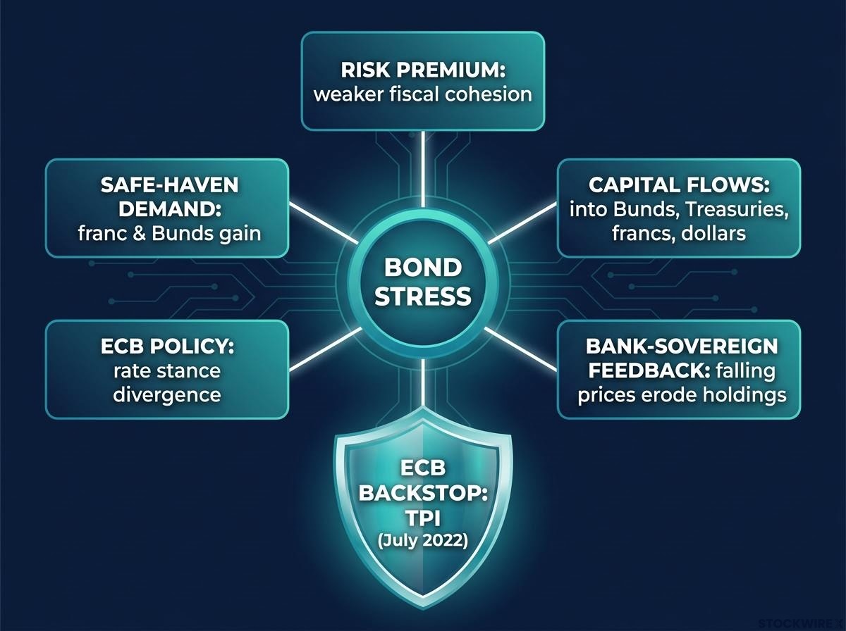 The 5 Channels of Bond Stress Transmission