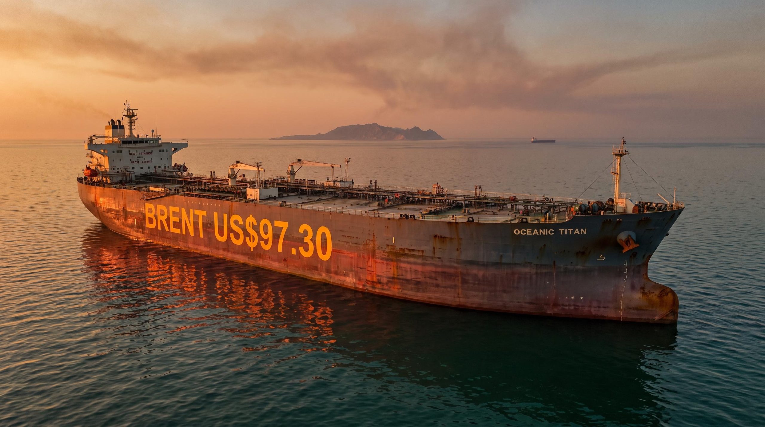 Oil supertanker near-stationary in Strait of Hormuz as Brent crude hits US$97.30 amid US-Iran strikes