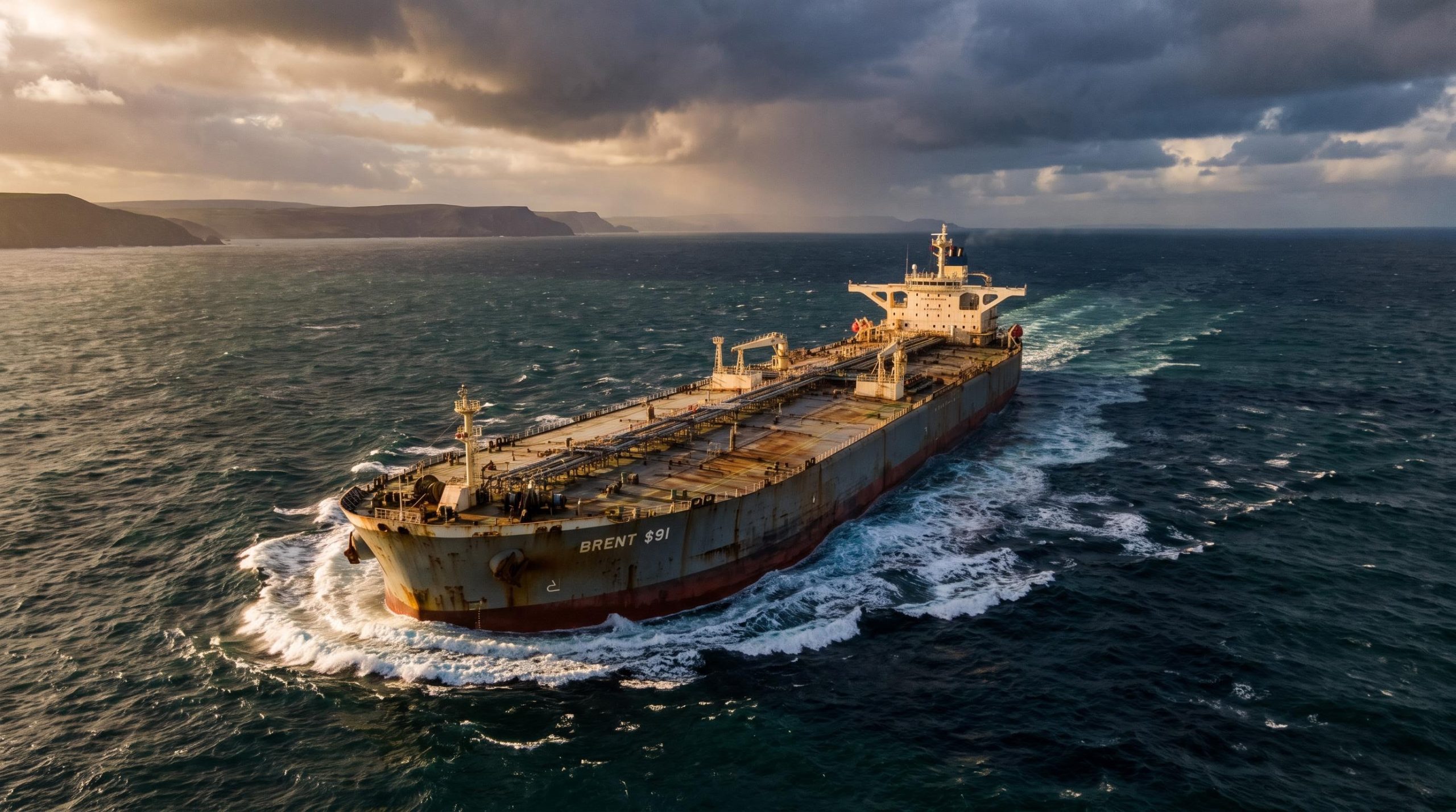 VLCC supertanker rerouting Cape of Good Hope as Brent crude hits $91 amid Red Sea disruptions