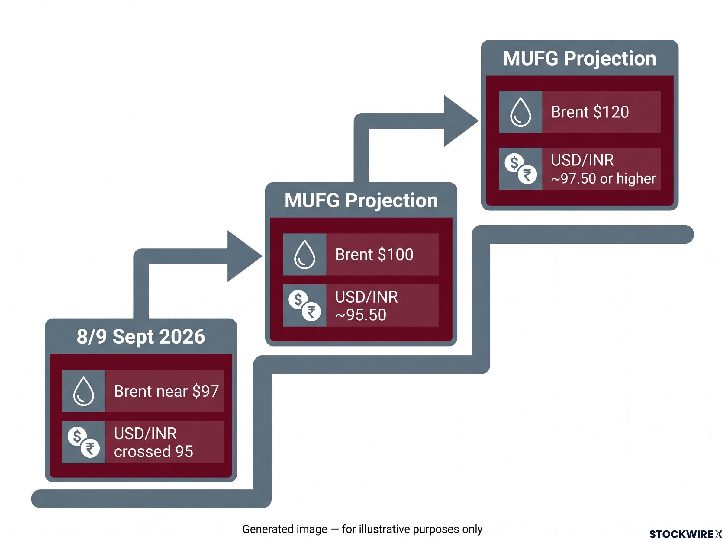 Brent Crude to USD/INR Scenarios