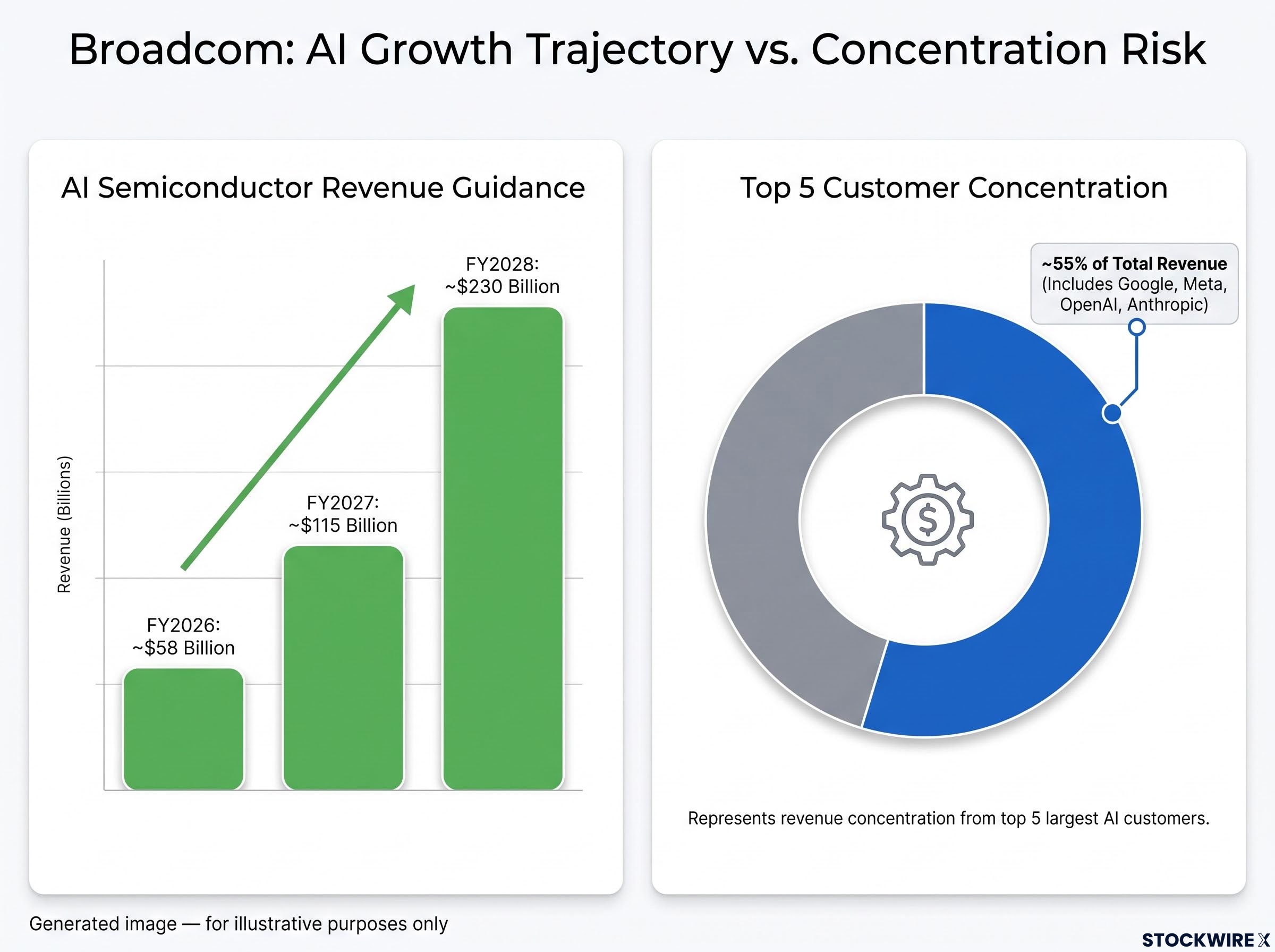 Broadcom's AI Revenue Trajectory and Concentration Risk