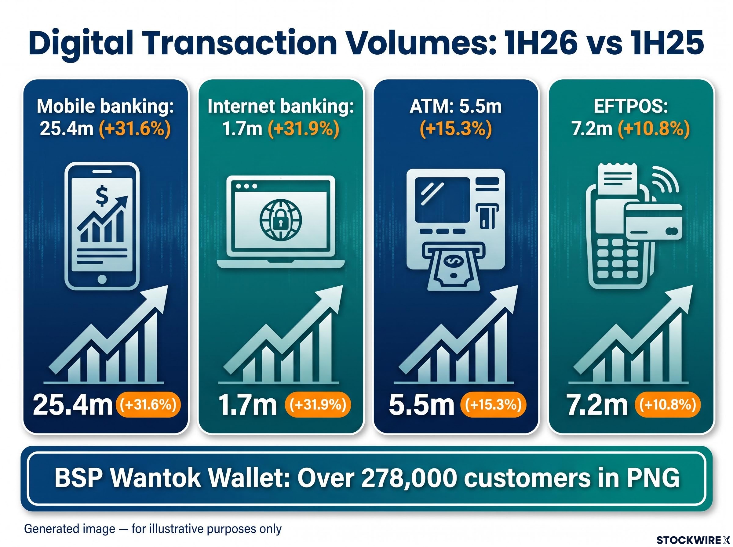BSP Digital Adoption Growth Volumes