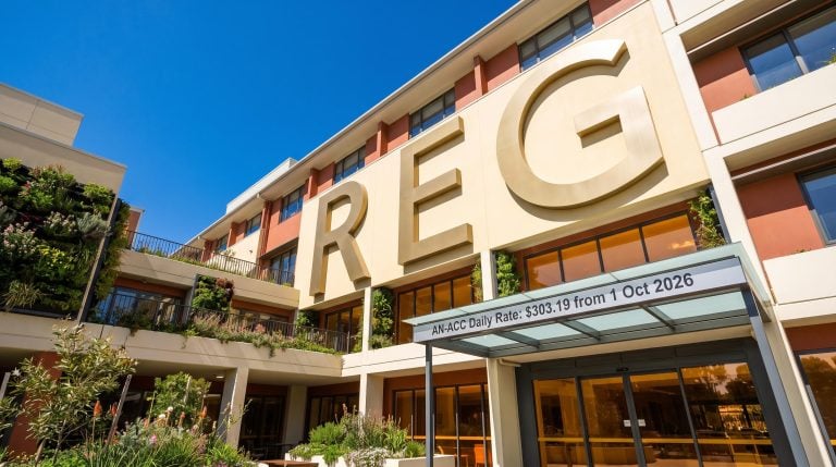 Building with large letters