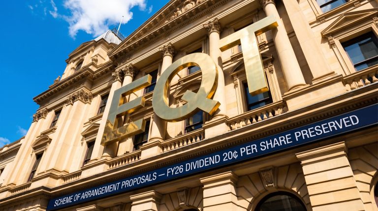EQT sign on building