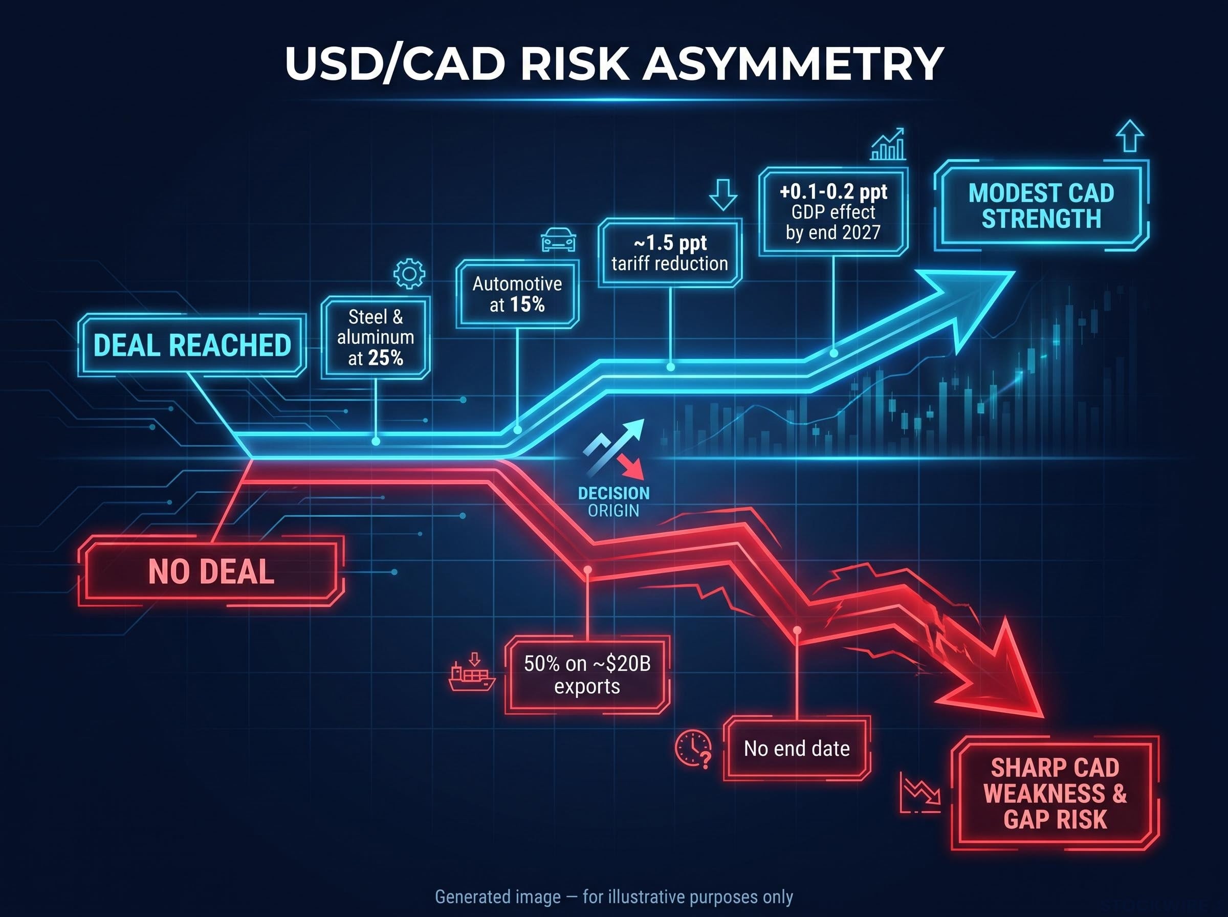 The Asymmetric Impact of Deal vs. No Deal