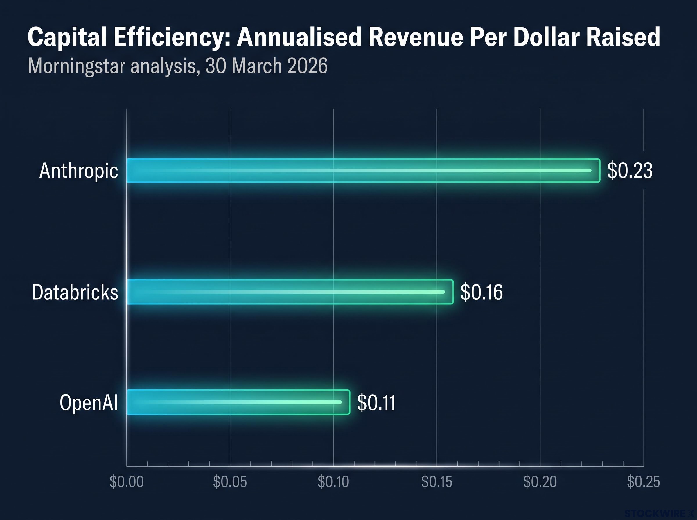 AI Capital Efficiency Comparison