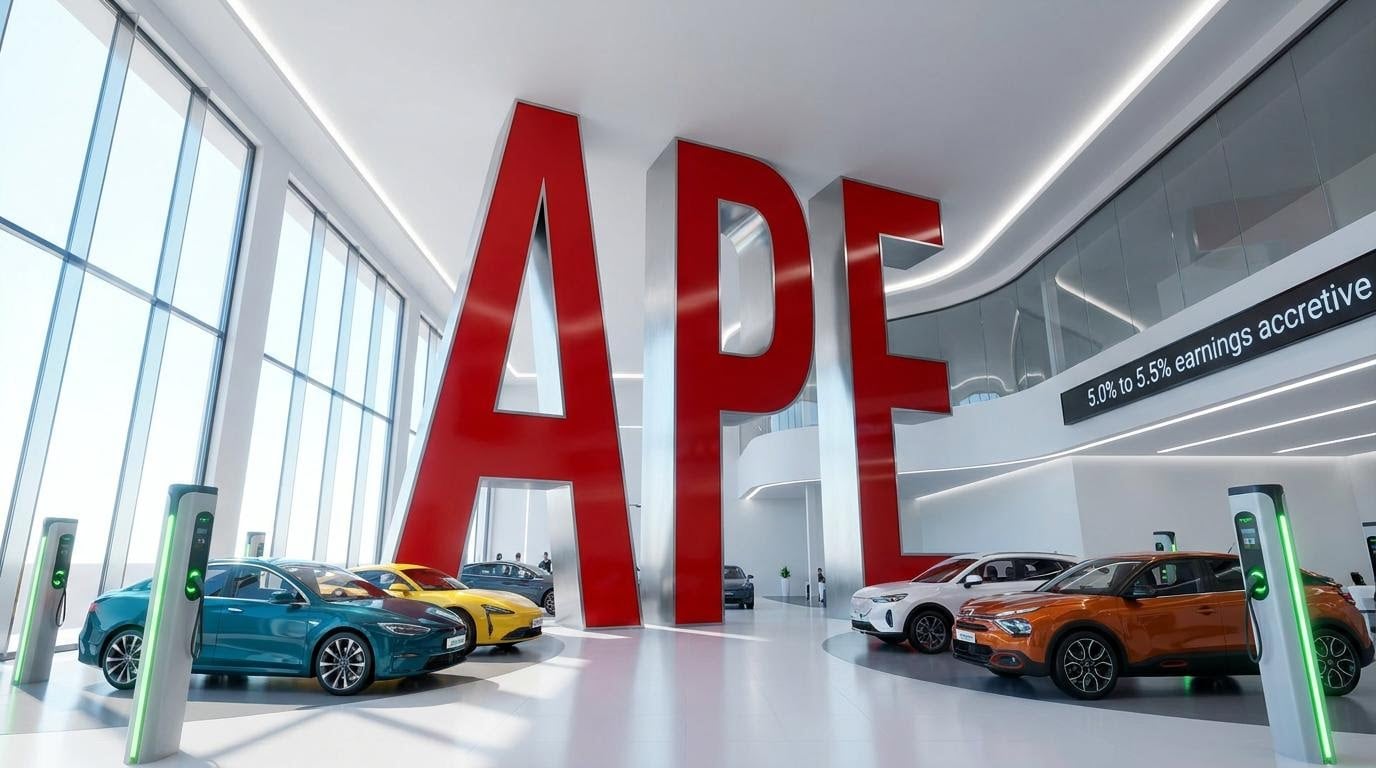 Large letters, electric cars