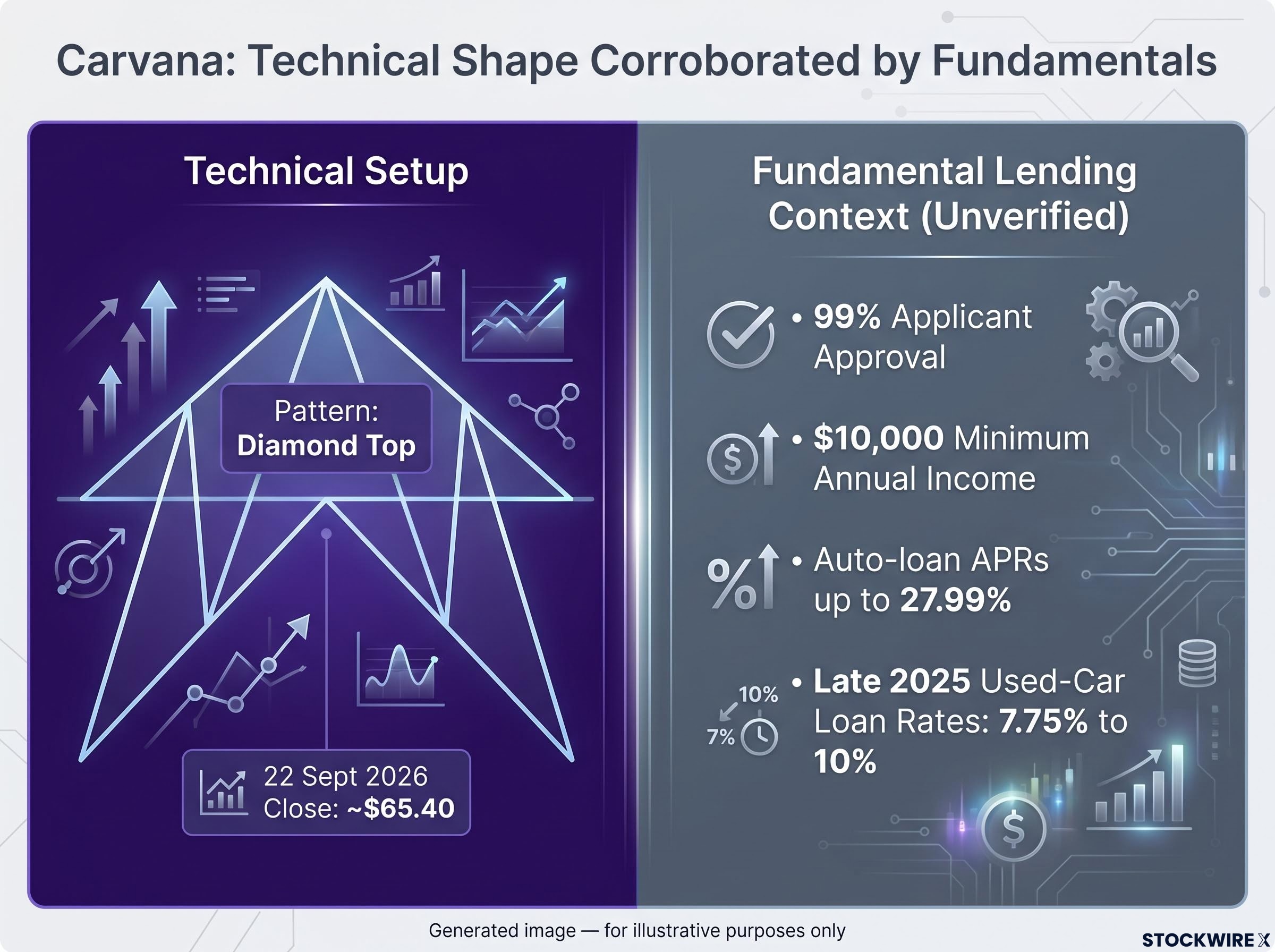 Carvana's Bearish Setup: Technicals Meets Fundamentals