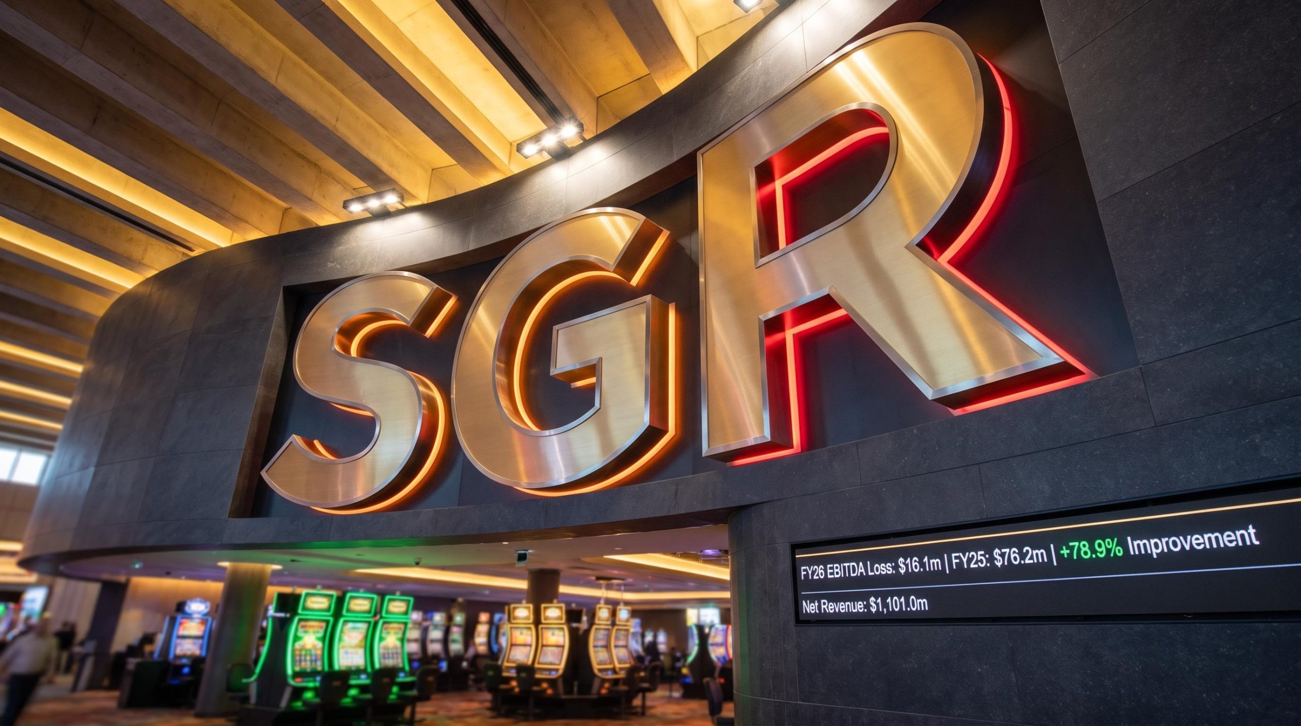 SGR casino entrance display