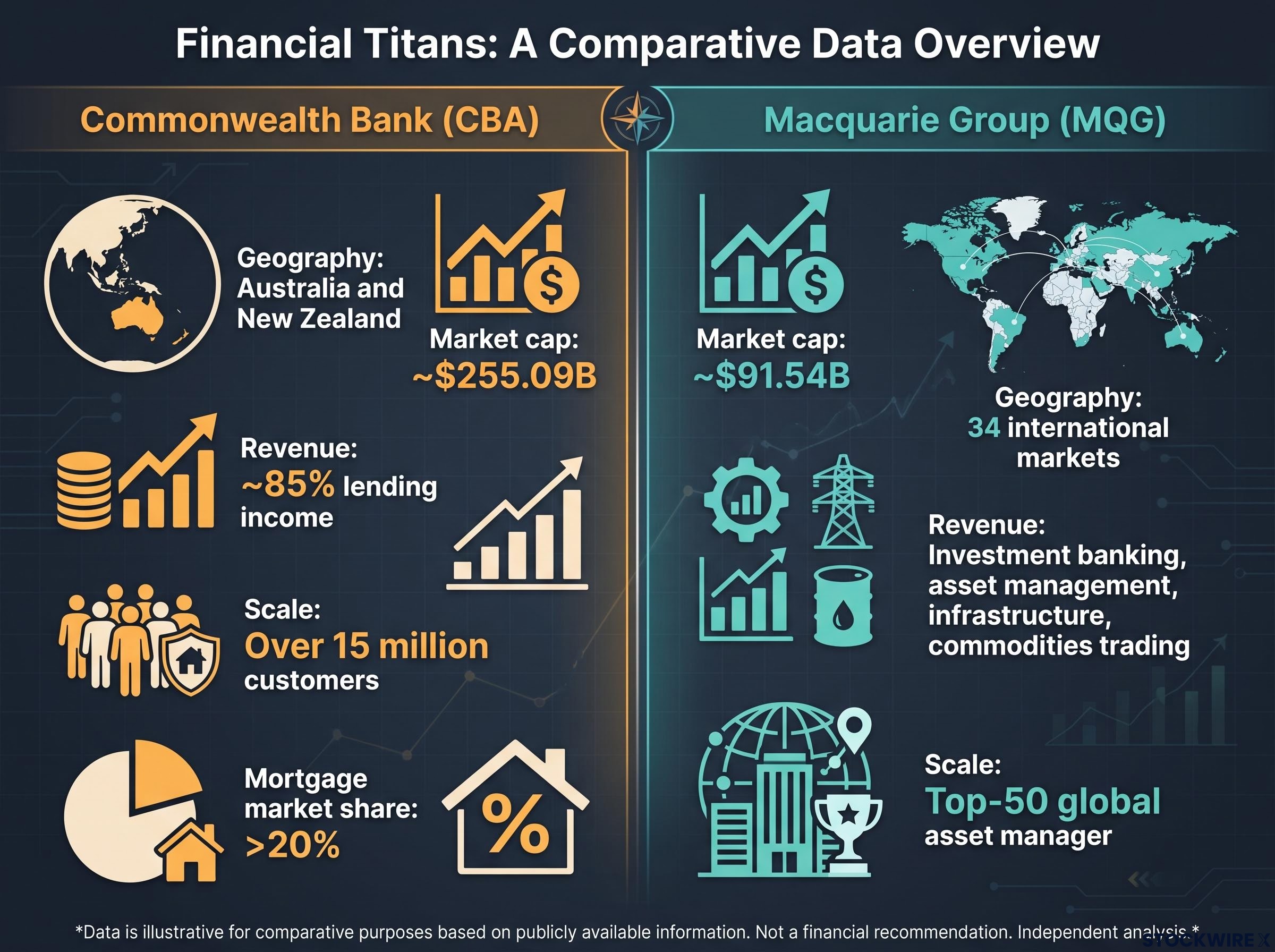 Scale & Scope: CBA vs Macquarie