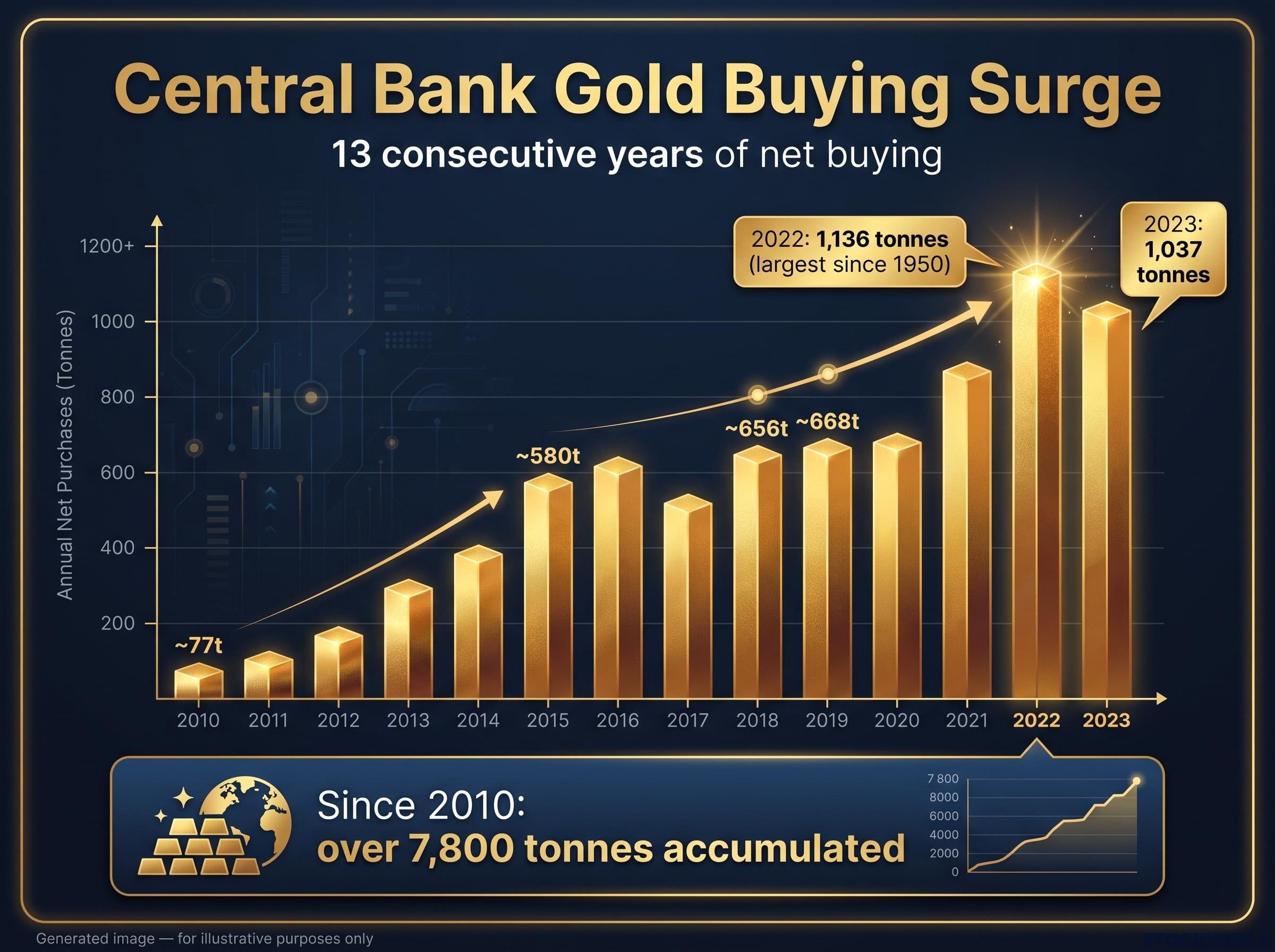 Historic Central Bank Gold Accumulation
