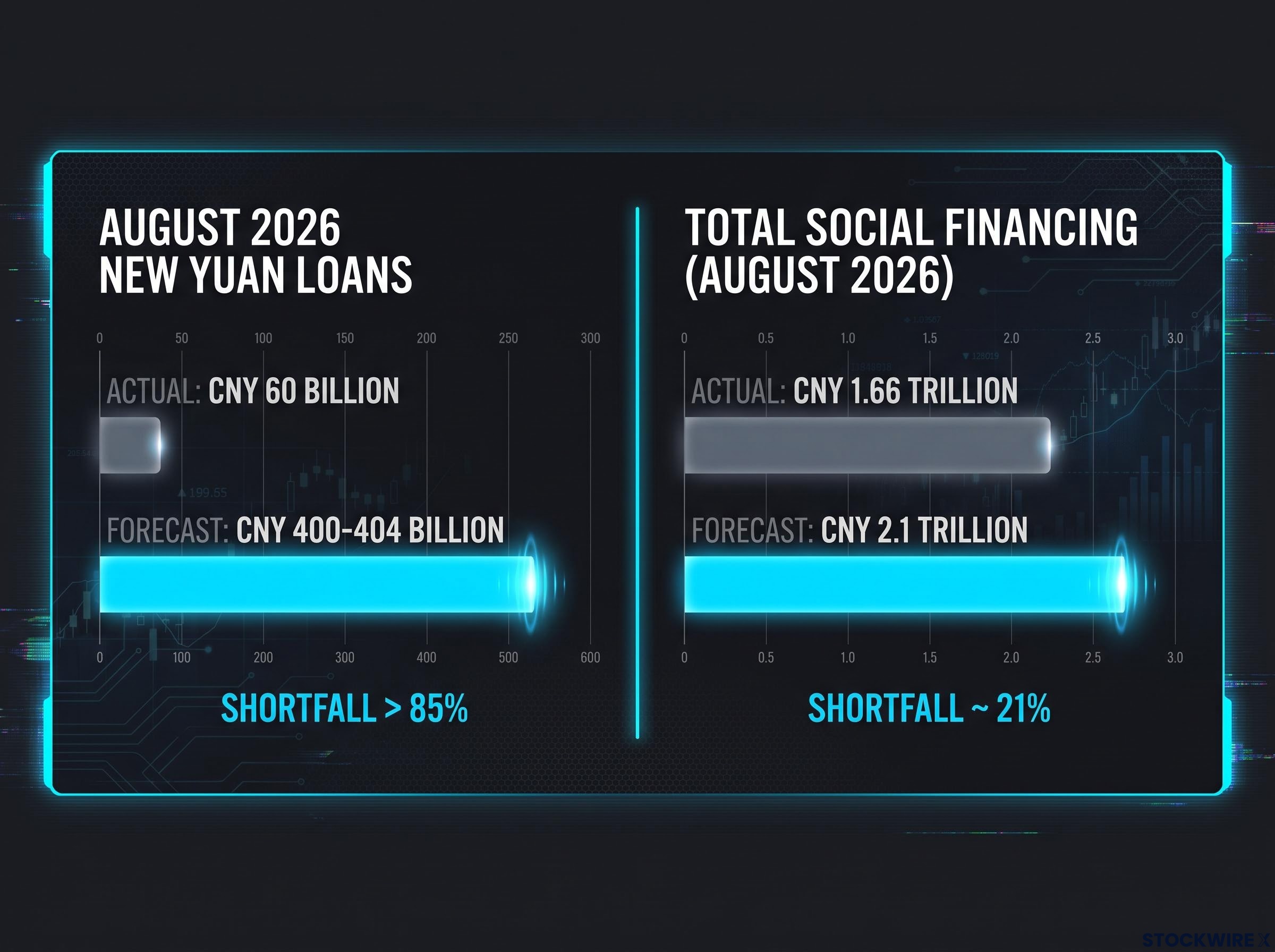 August 2026 Credit Target vs Reality