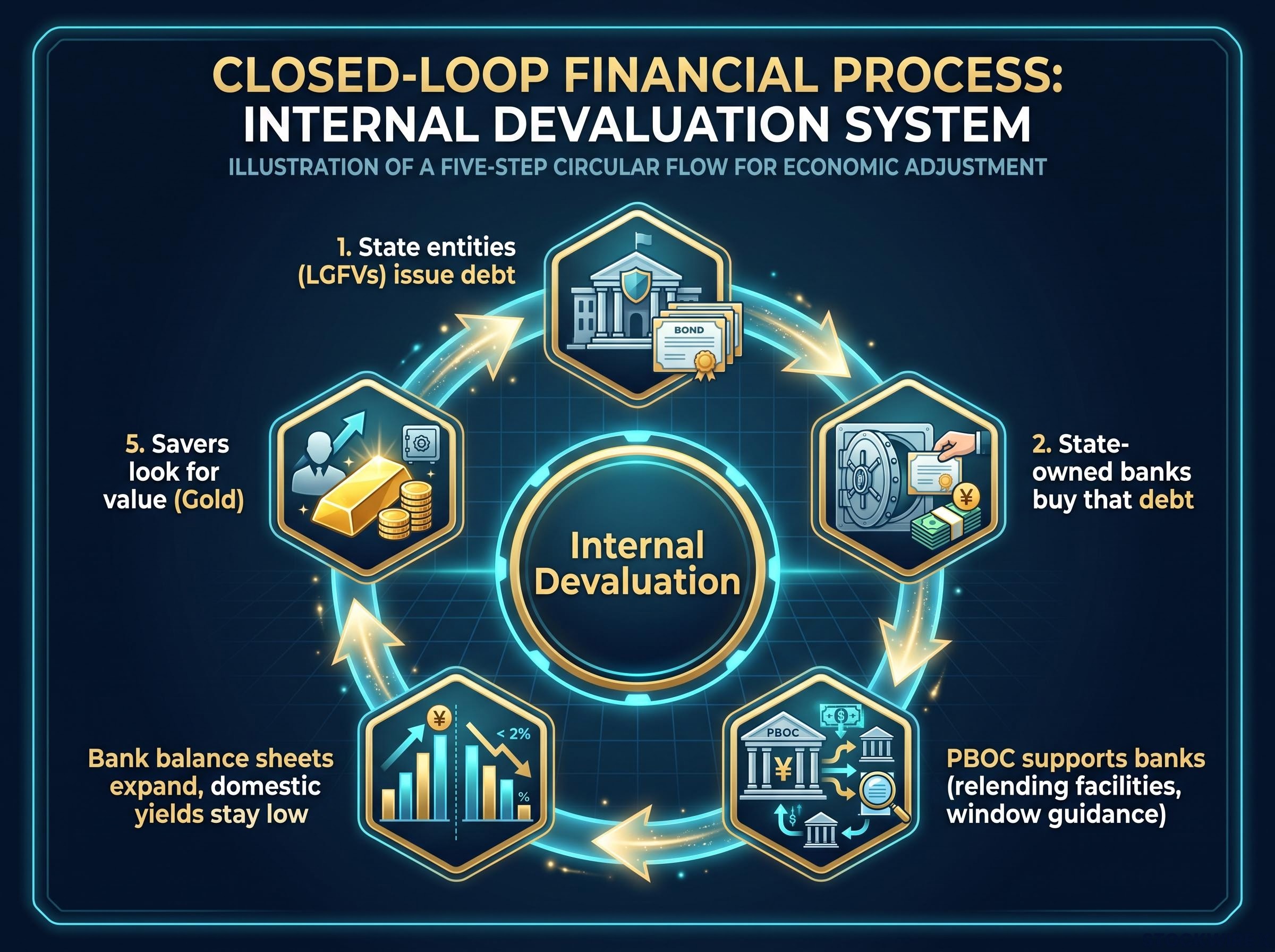 China's Debt Monetization Closed Loop