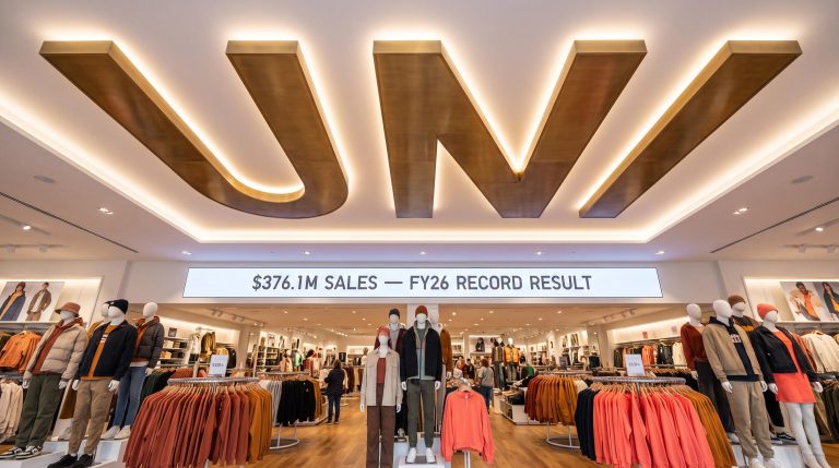 Store interior with mannequins