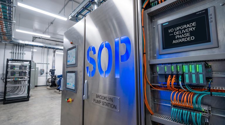 industrial control panel setup