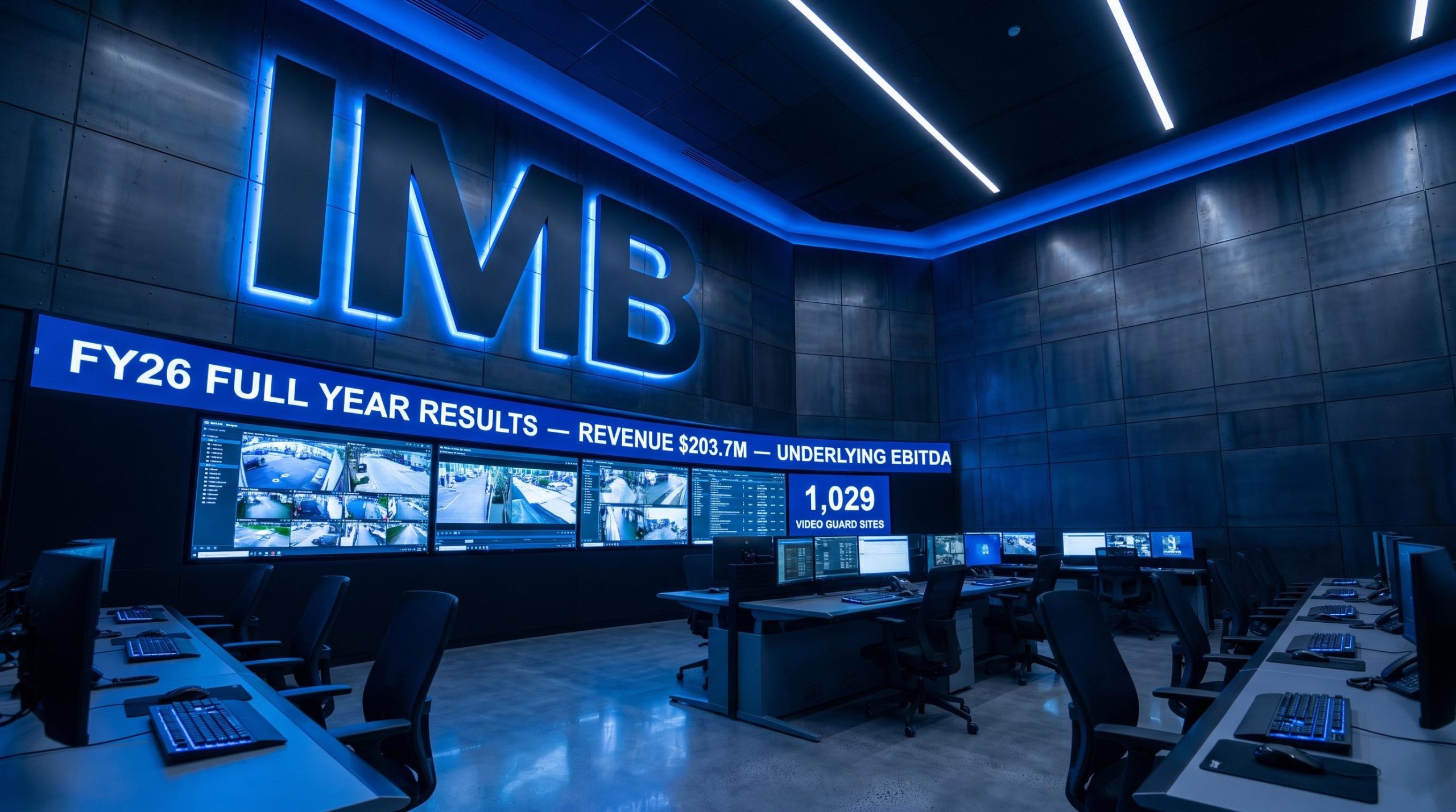Modern control room setup