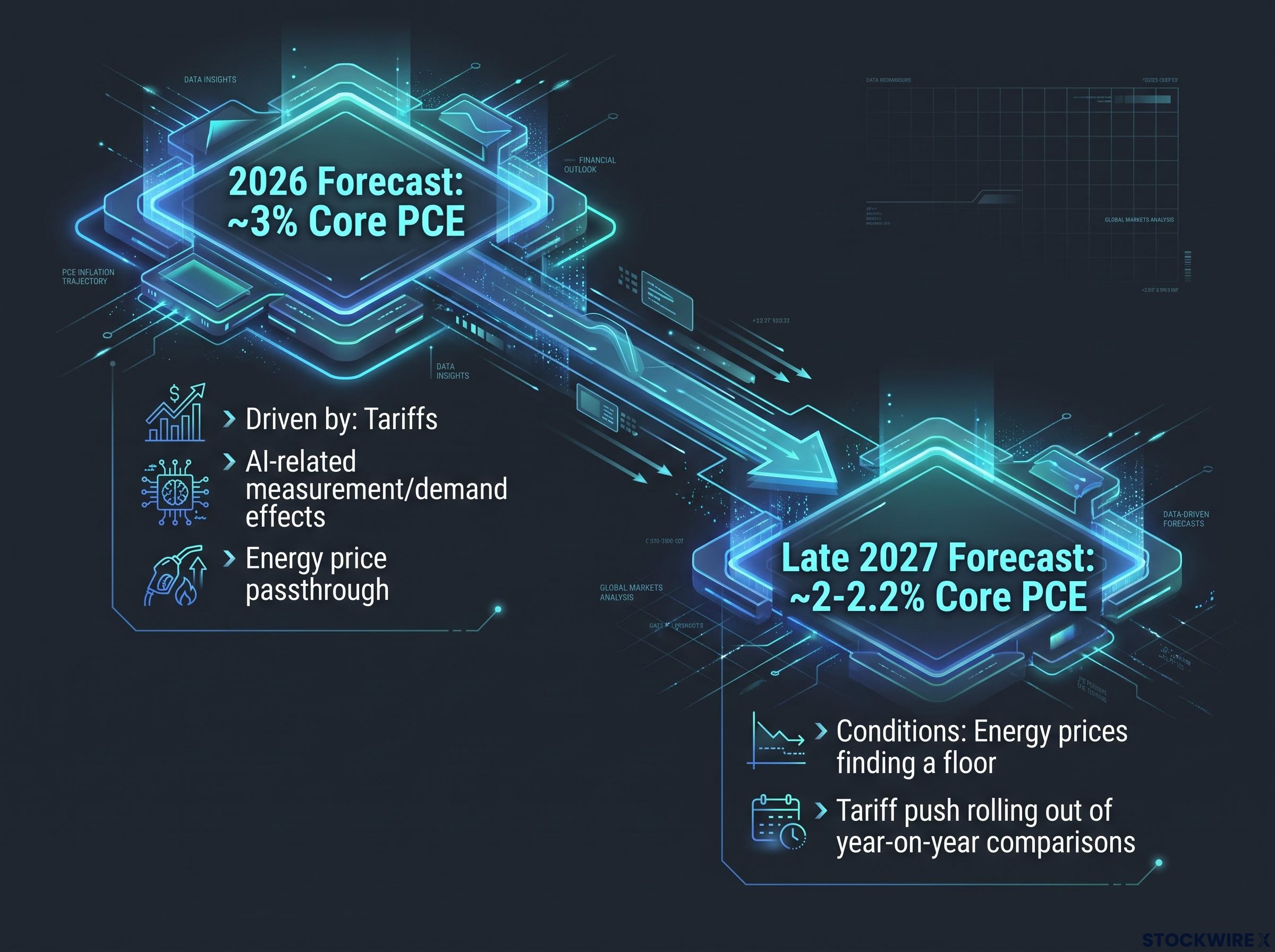Core PCE Forecast Path: 2026 to 2027