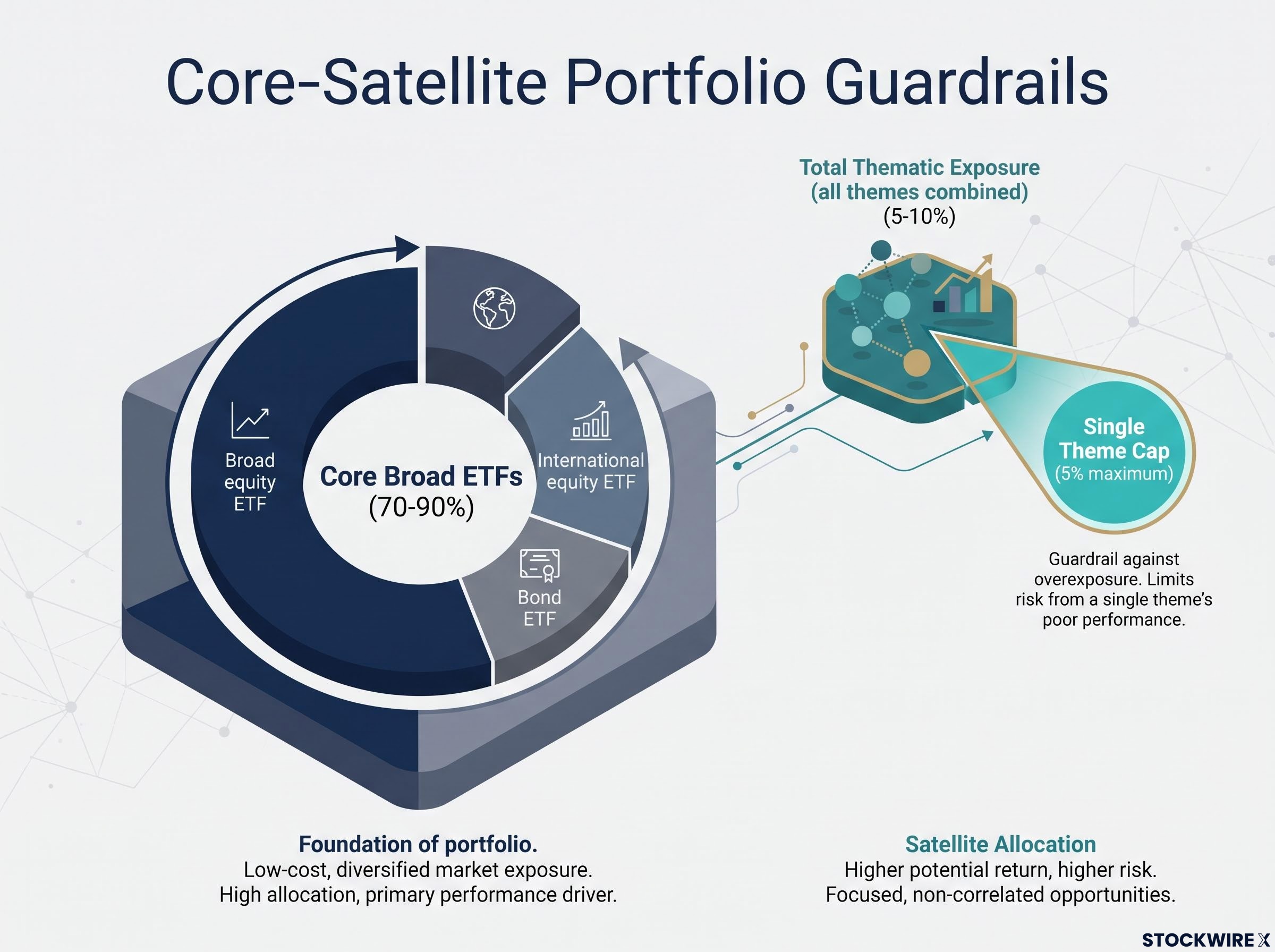 Core-Satellite Portfolio Construction Guardrails