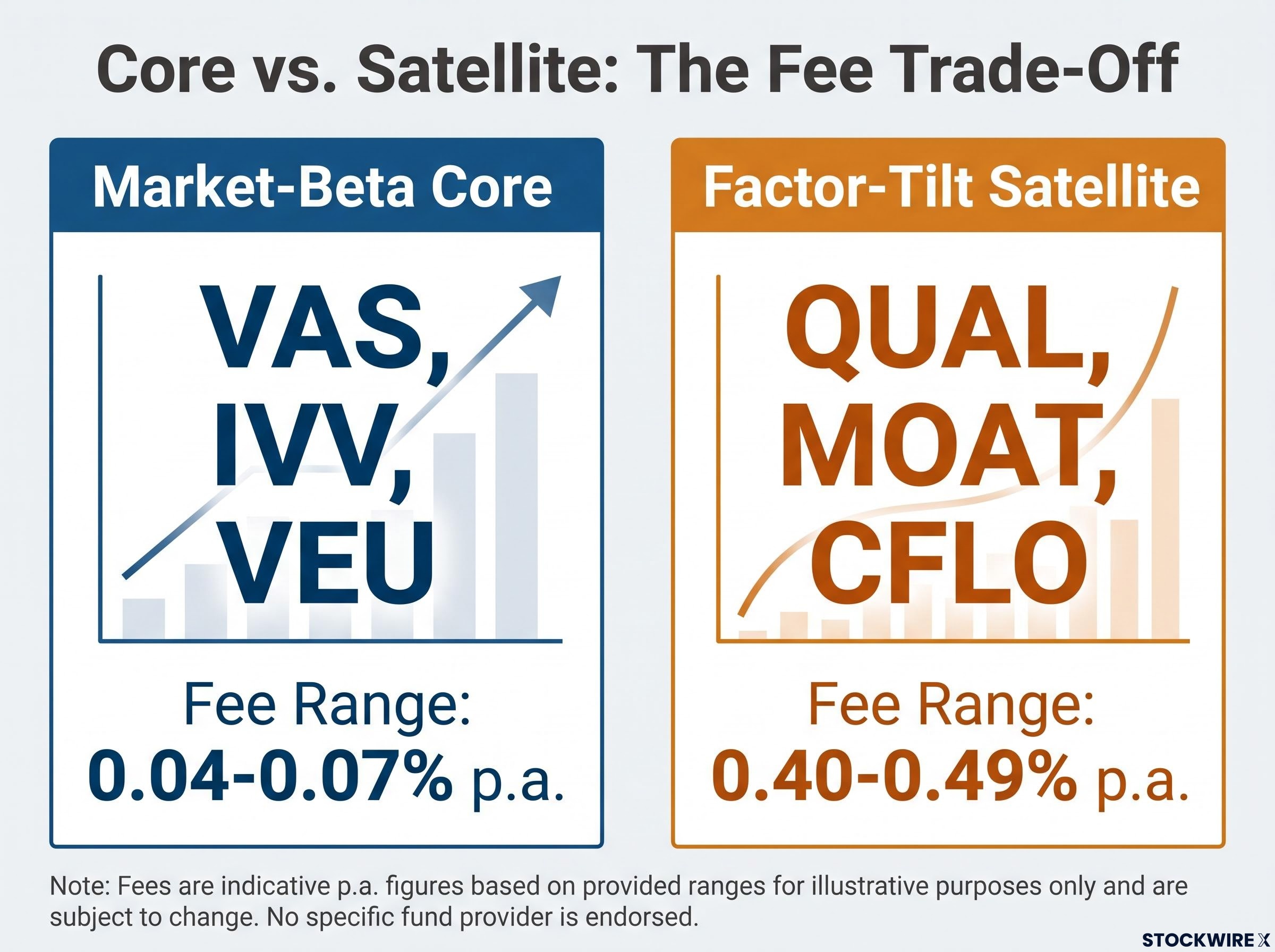 The Core vs. Satellite Fee Trade-Off