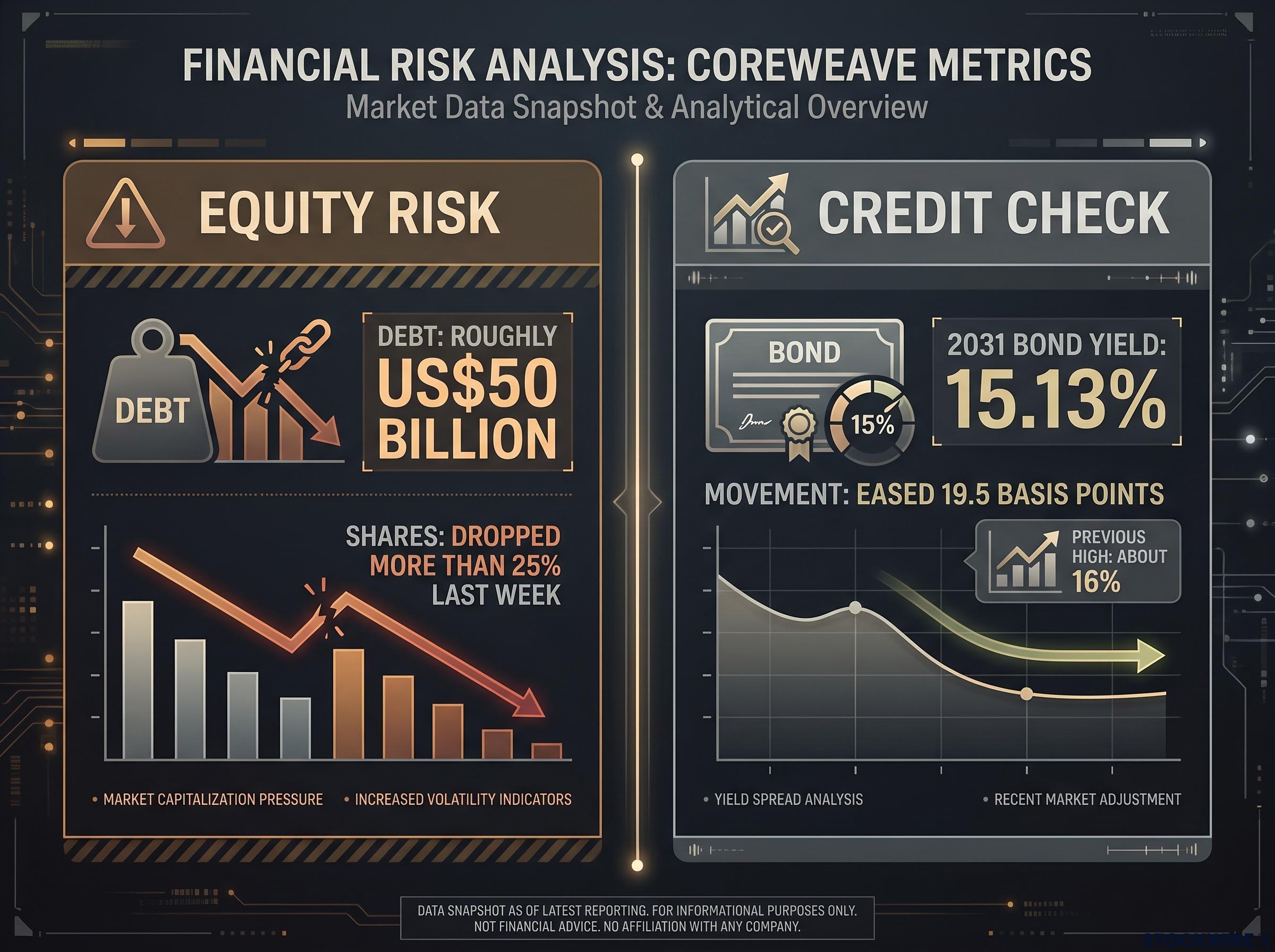 CoreWeave Debt & Credit Yield Context