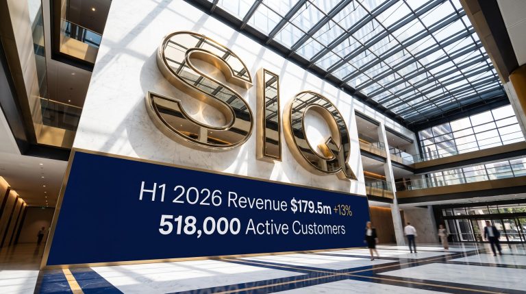 SIQ revenue announcement board