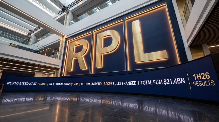 Building interior with RPL sign