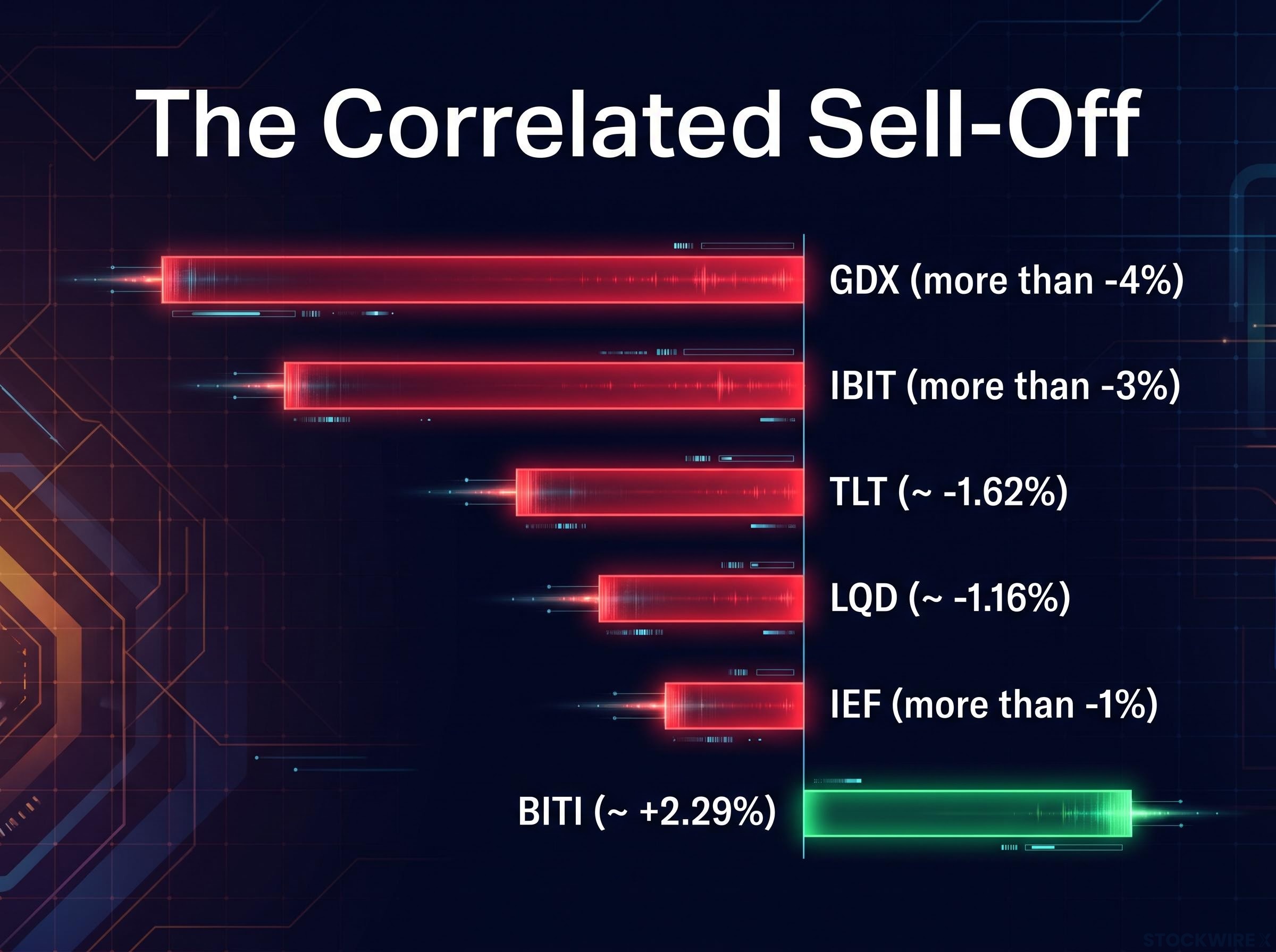 The Simultaneous Safe-Haven Sell-Off