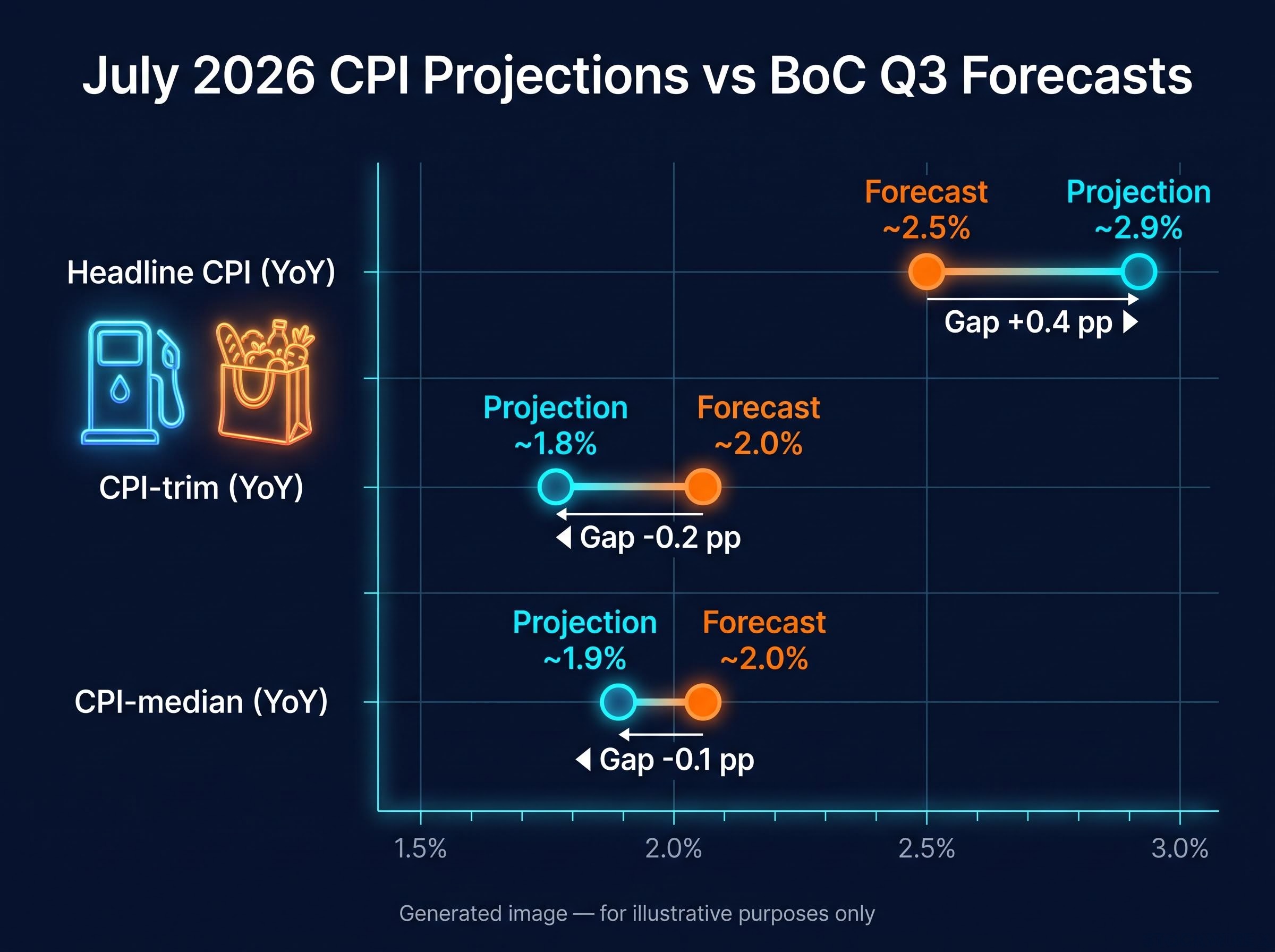 The CPI Divergence: Projections vs. Forecasts