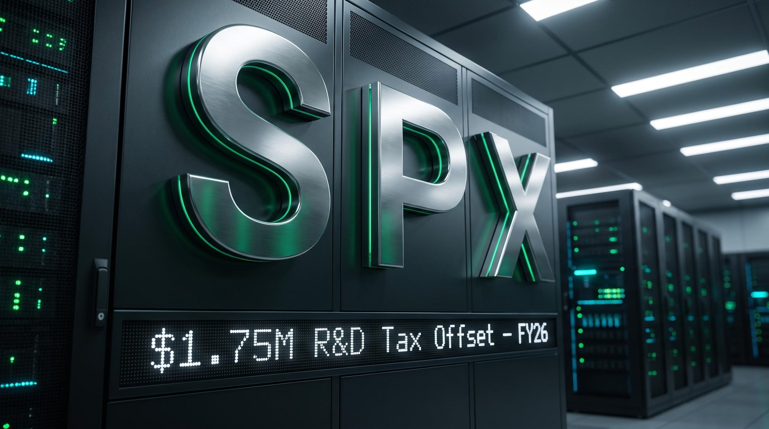 Tech servers with SPX logo