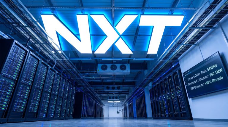 Server room with NXT sign