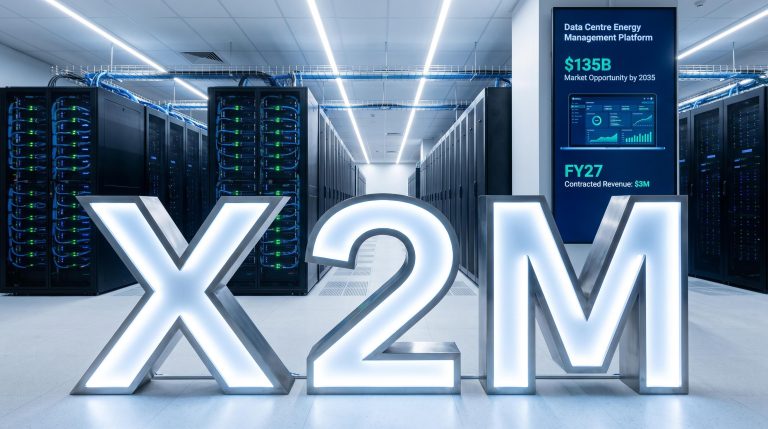 Data center with large letters