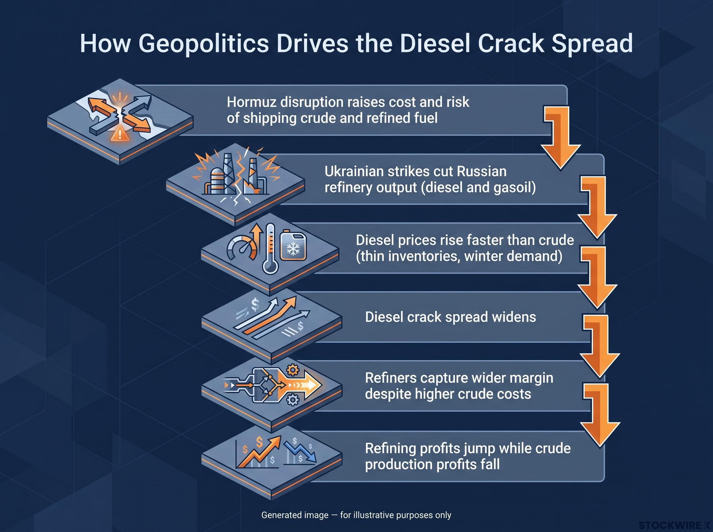 The Diesel Crack Spread Mechanism
