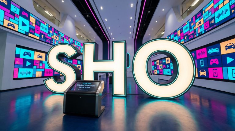 large SHO letters interior