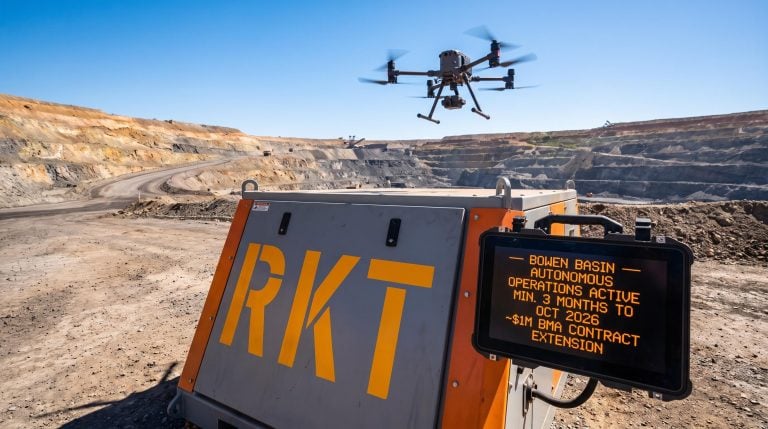 RocketDNA Ltd Secures ~$1M BMA Extension for Bowen Basin Drone Operations