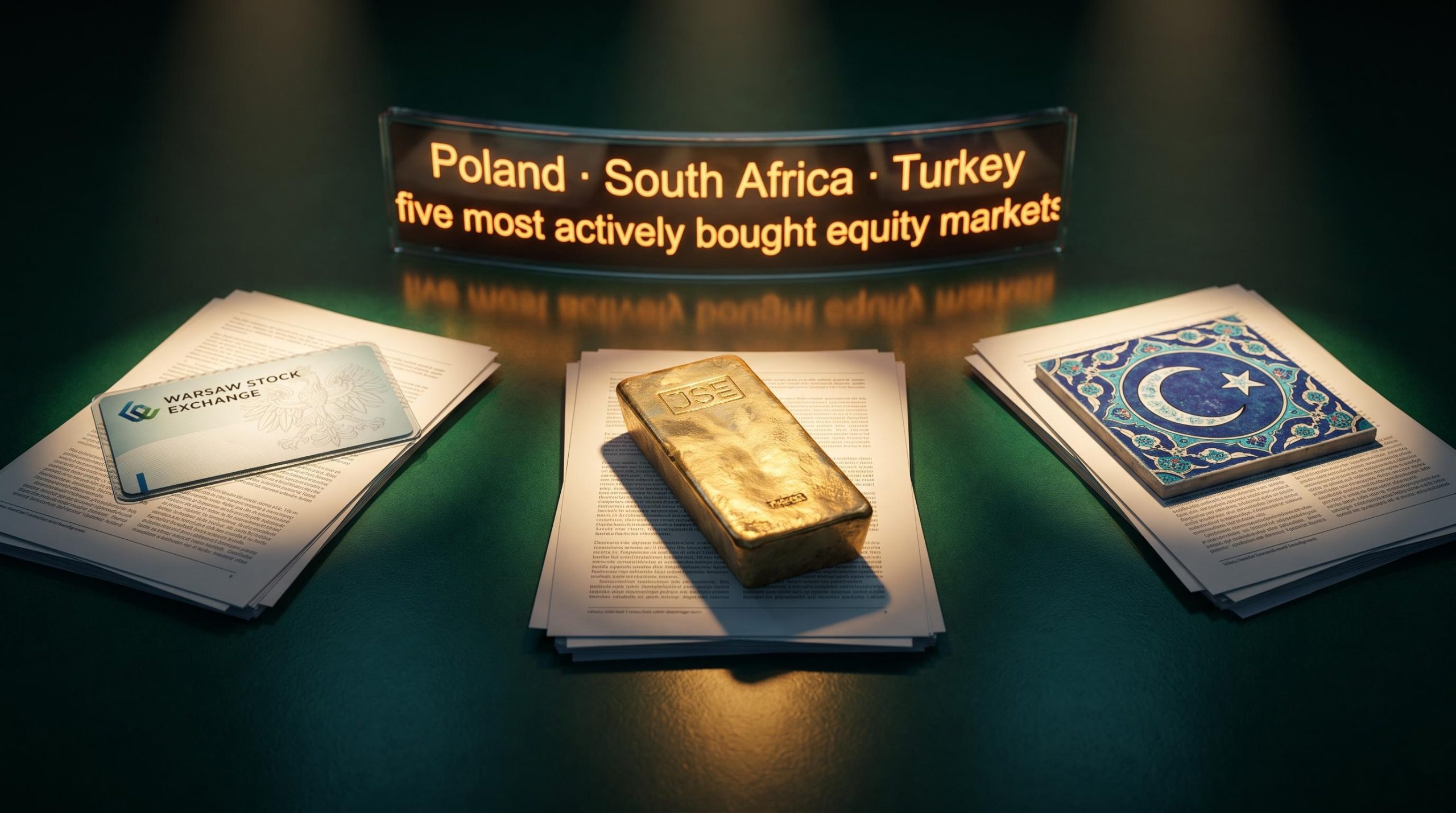 Poland, South Africa, Turkey equity objects on trading desk — EMEA stocks idiosyncratic allocation analysis