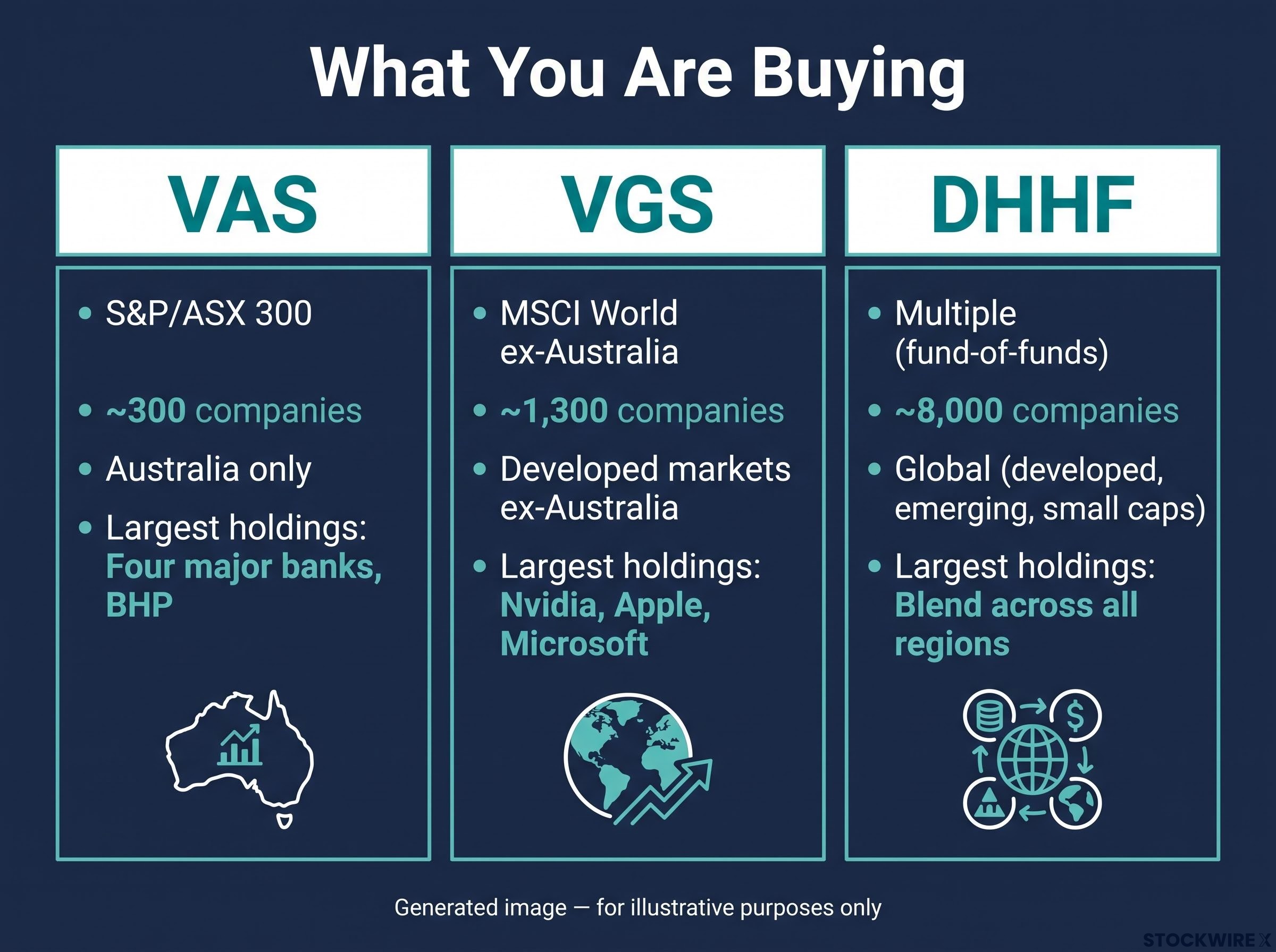 ETF Scope and Holdings Comparison Matrix