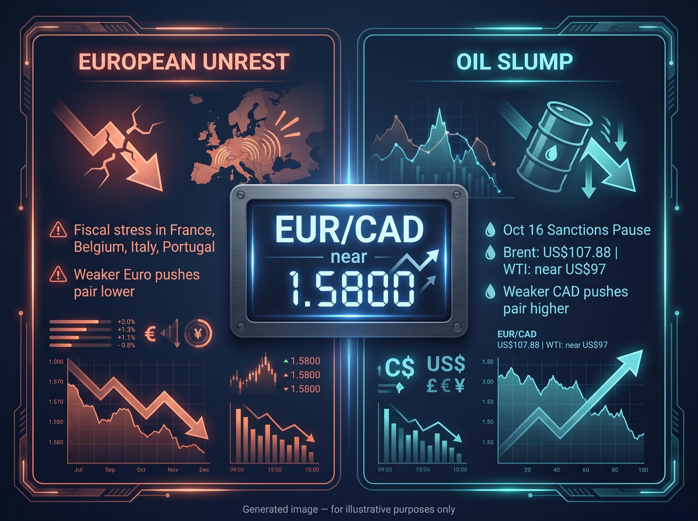 The Tug-of-War: EUR/CAD Drivers