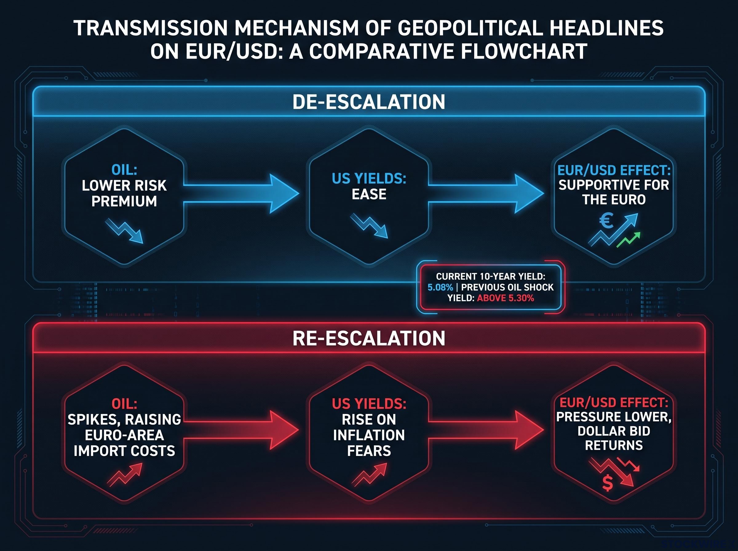The Oil-Yield-Dollar Transmission Flow