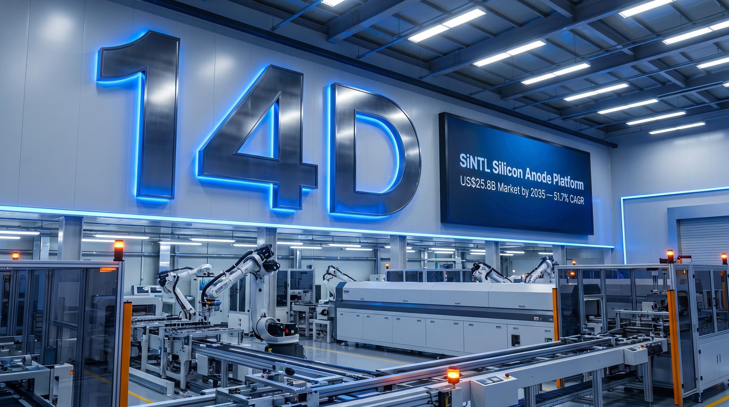 Robotic arms in factory