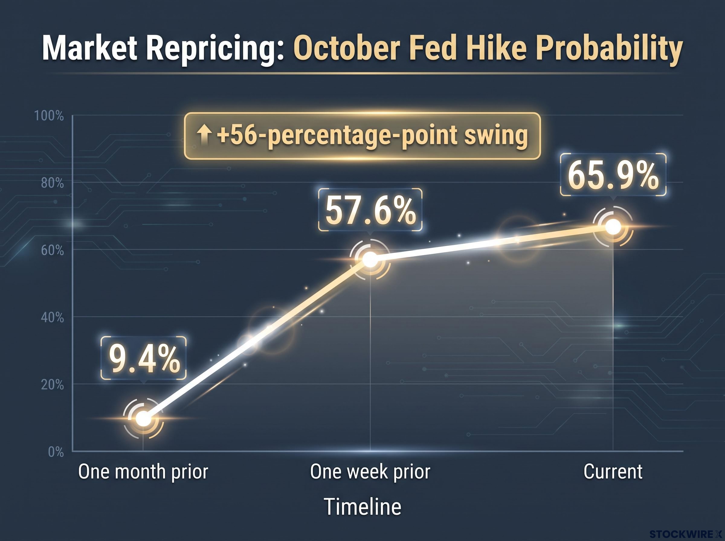 The 56-Point Swing: Fed Hike Repricing